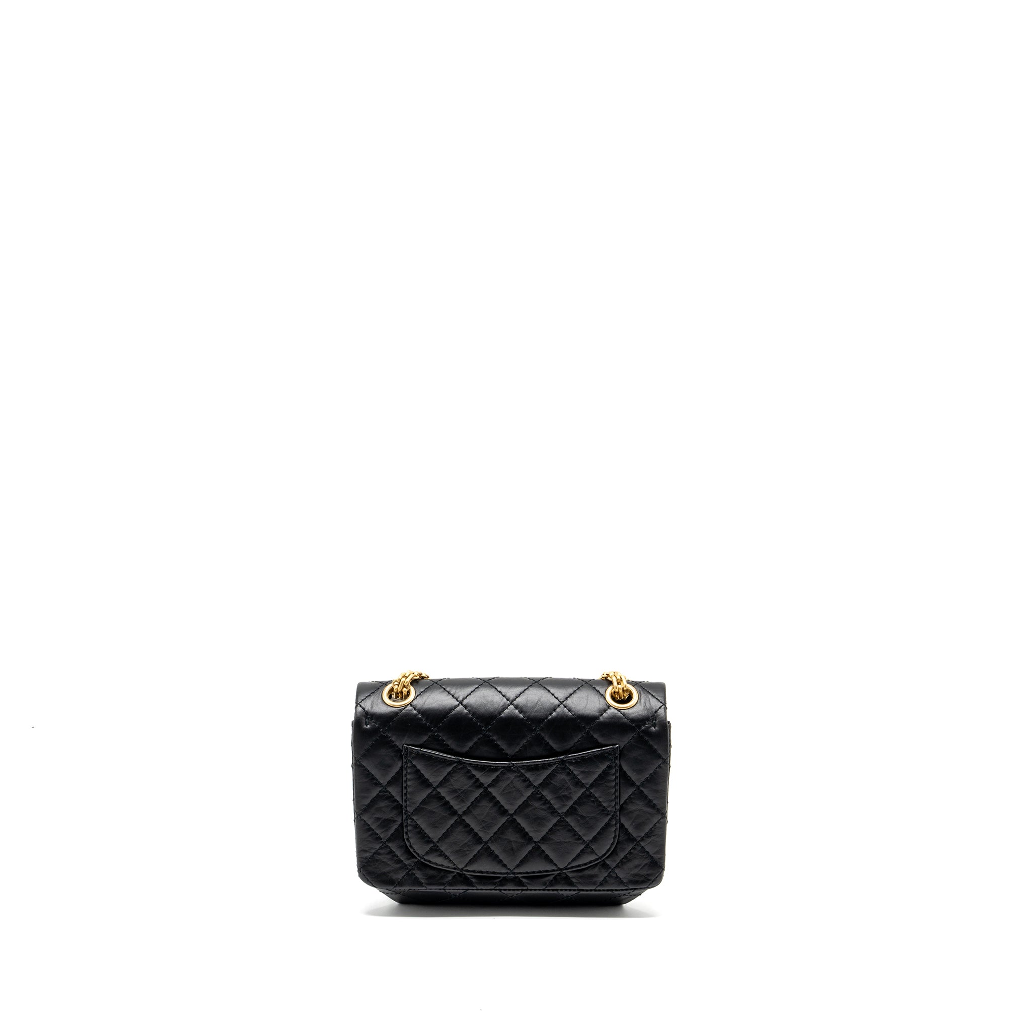 Chanel Mini 2.55 Reissue Aged Calfskin Black GHW (Microchip) - Image 3