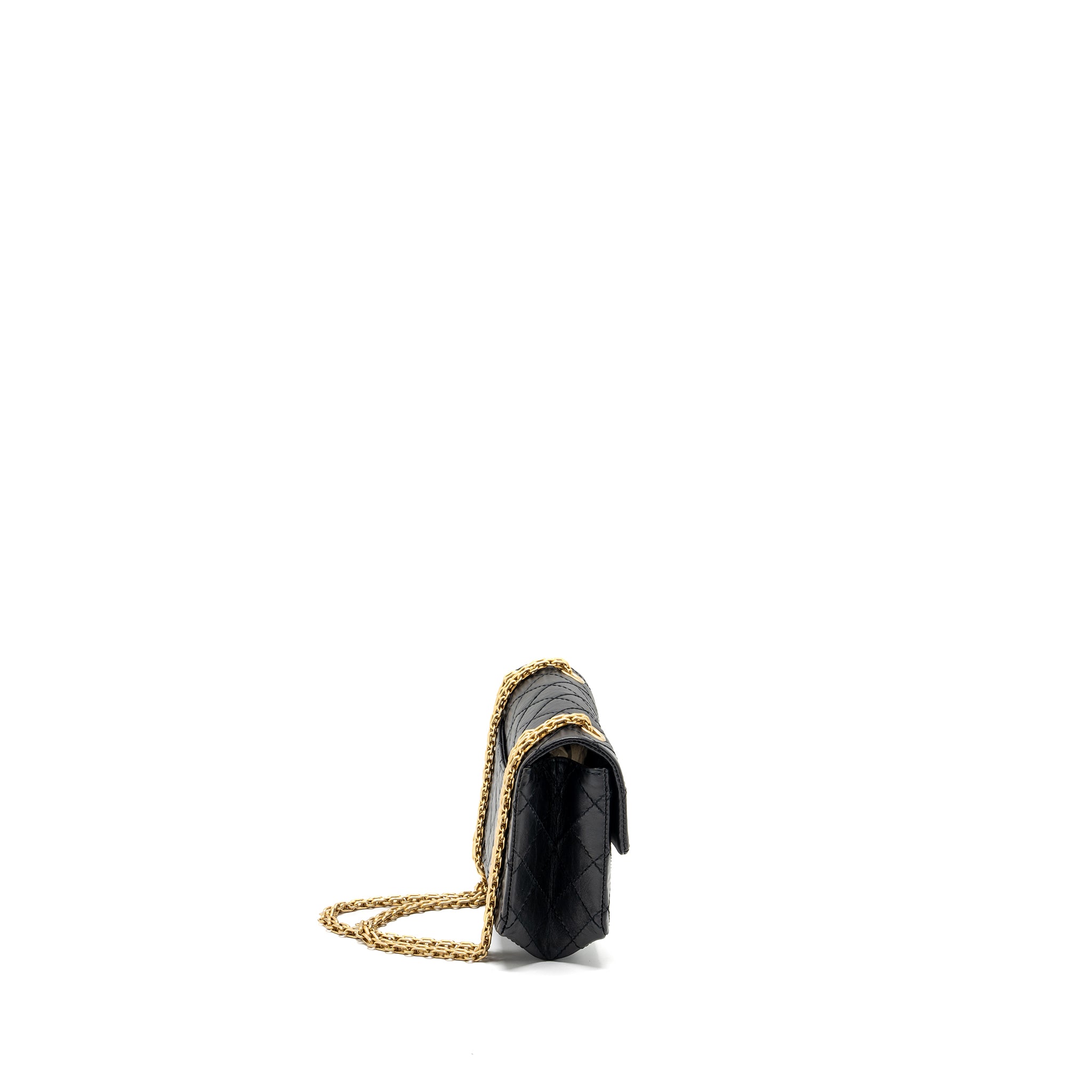 Chanel Mini 2.55 Reissue Aged Calfskin Black GHW (Microchip) - Image 2