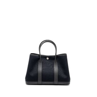 Hermes Garden Party 30 Canvas/Negonda Black SHW Stamp B