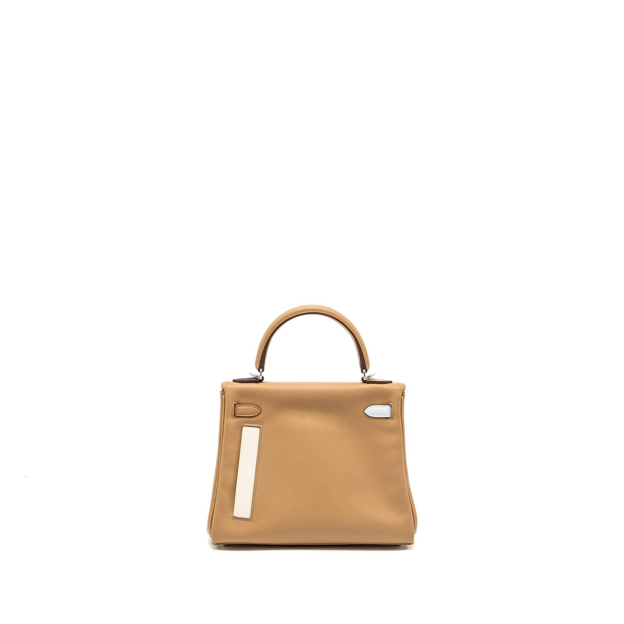 Hermes Kelly 25 colormatic swift chai / blue brume / lime / mauve Sylvestre SHW stamp U - Image 2