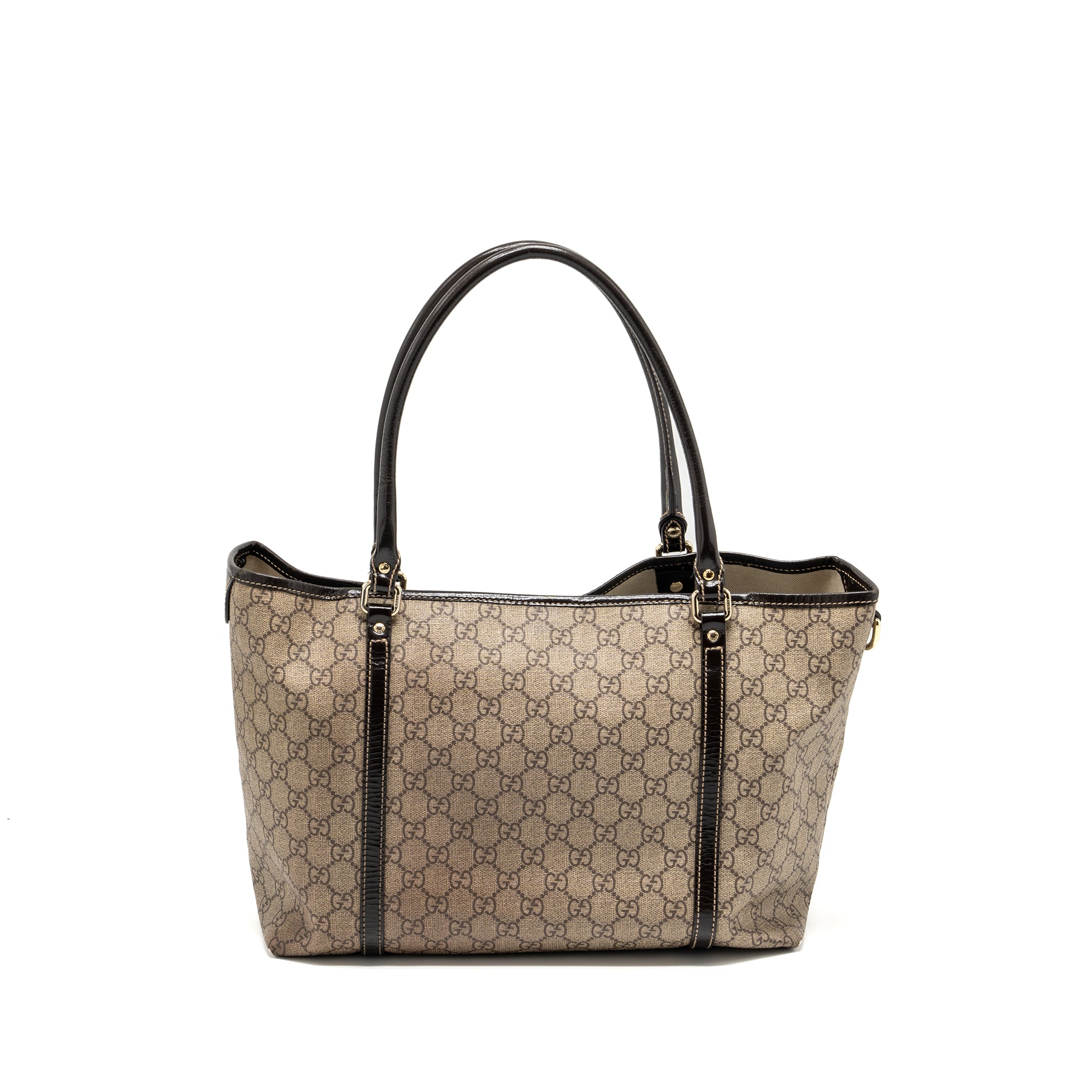 Gucci top handle tote bag gg supreme canvas GHW - Image 2