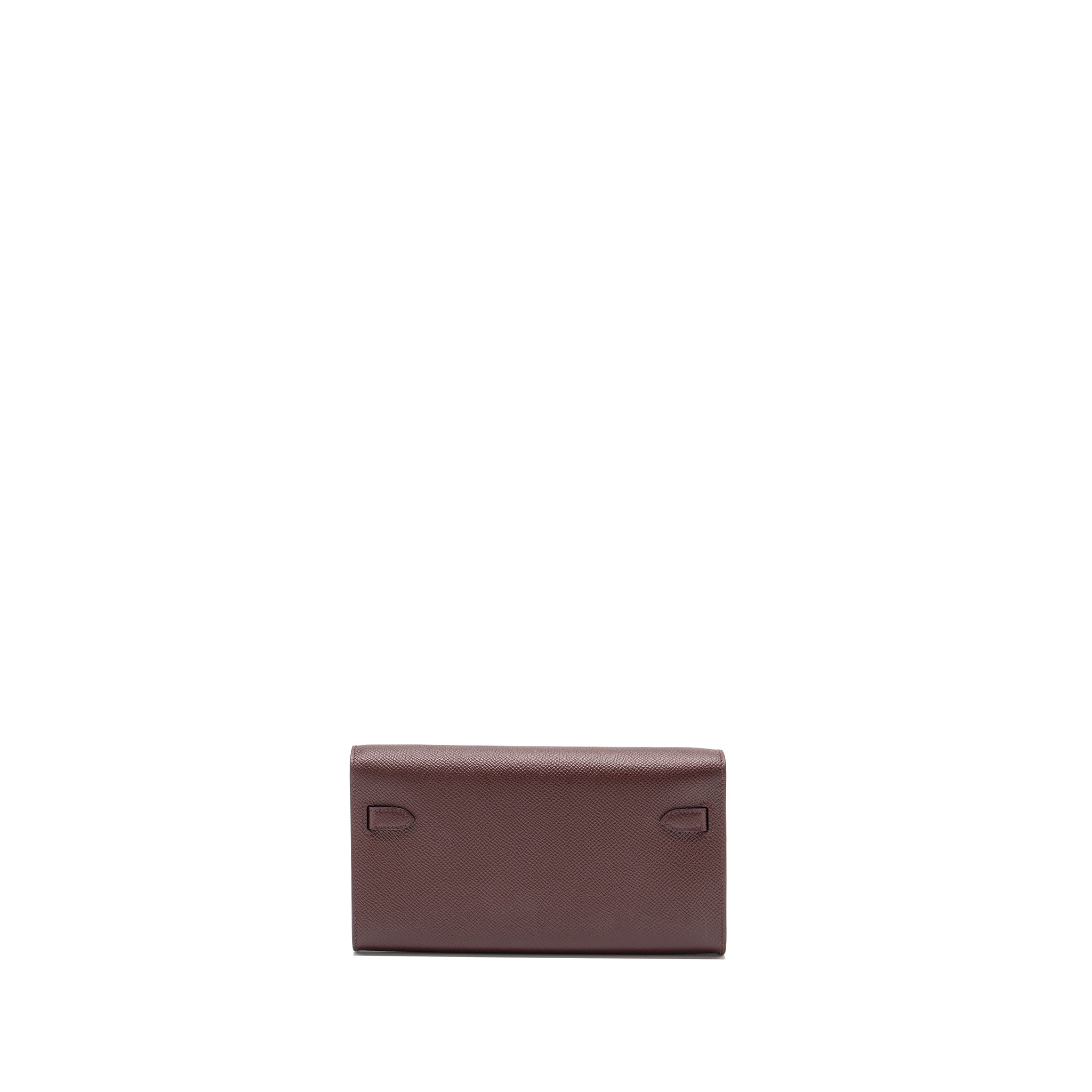 Hermes Kelly To Go Epsom 57 Bordeaux GHW Stamp U - Image 2