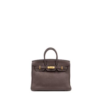 Hermes birkin 25 Togo ebene GHW stamp D