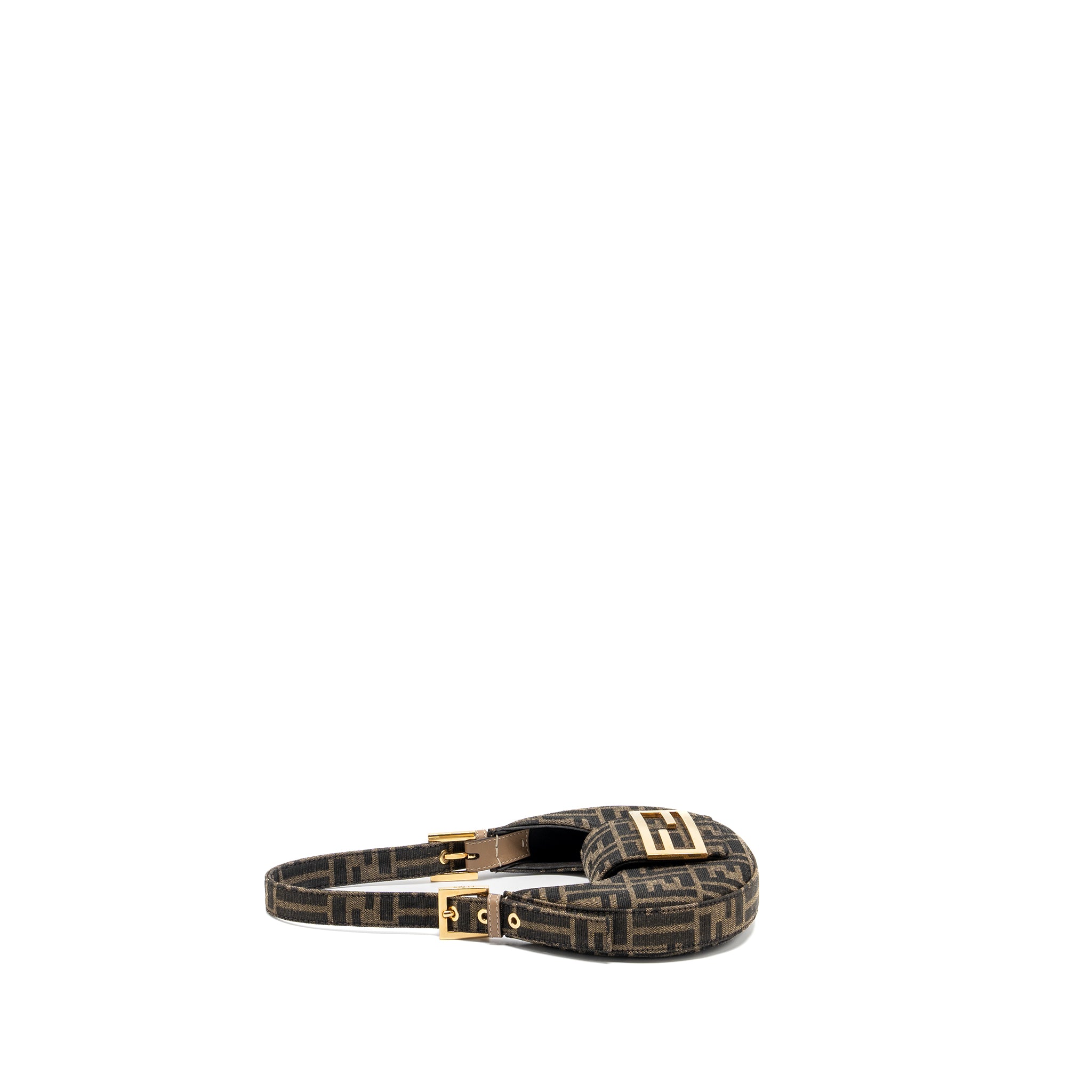 FENDI Mini cookie bag FF Fabric jacquard GHW - Image 3