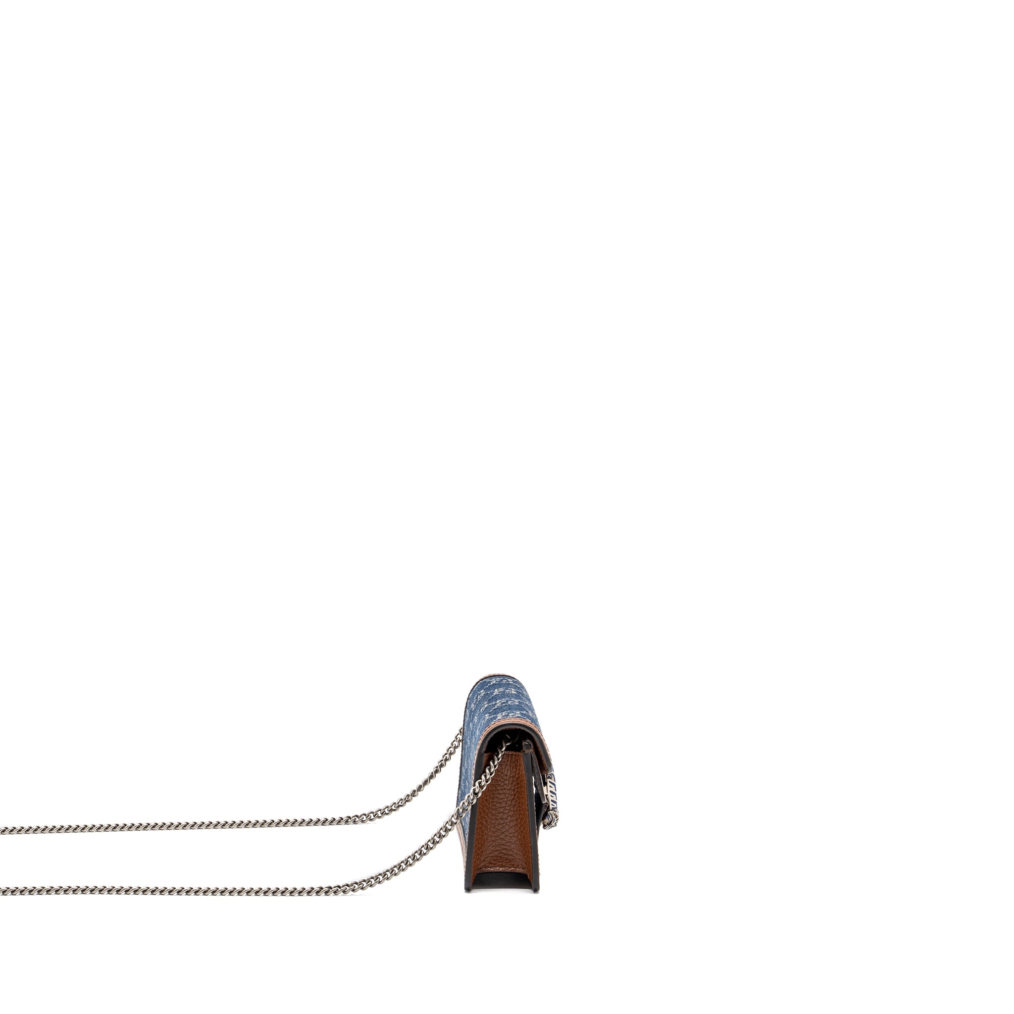 Gucci Dionysus Super Mini Blue Denim/ Leather SHW - Image 3
