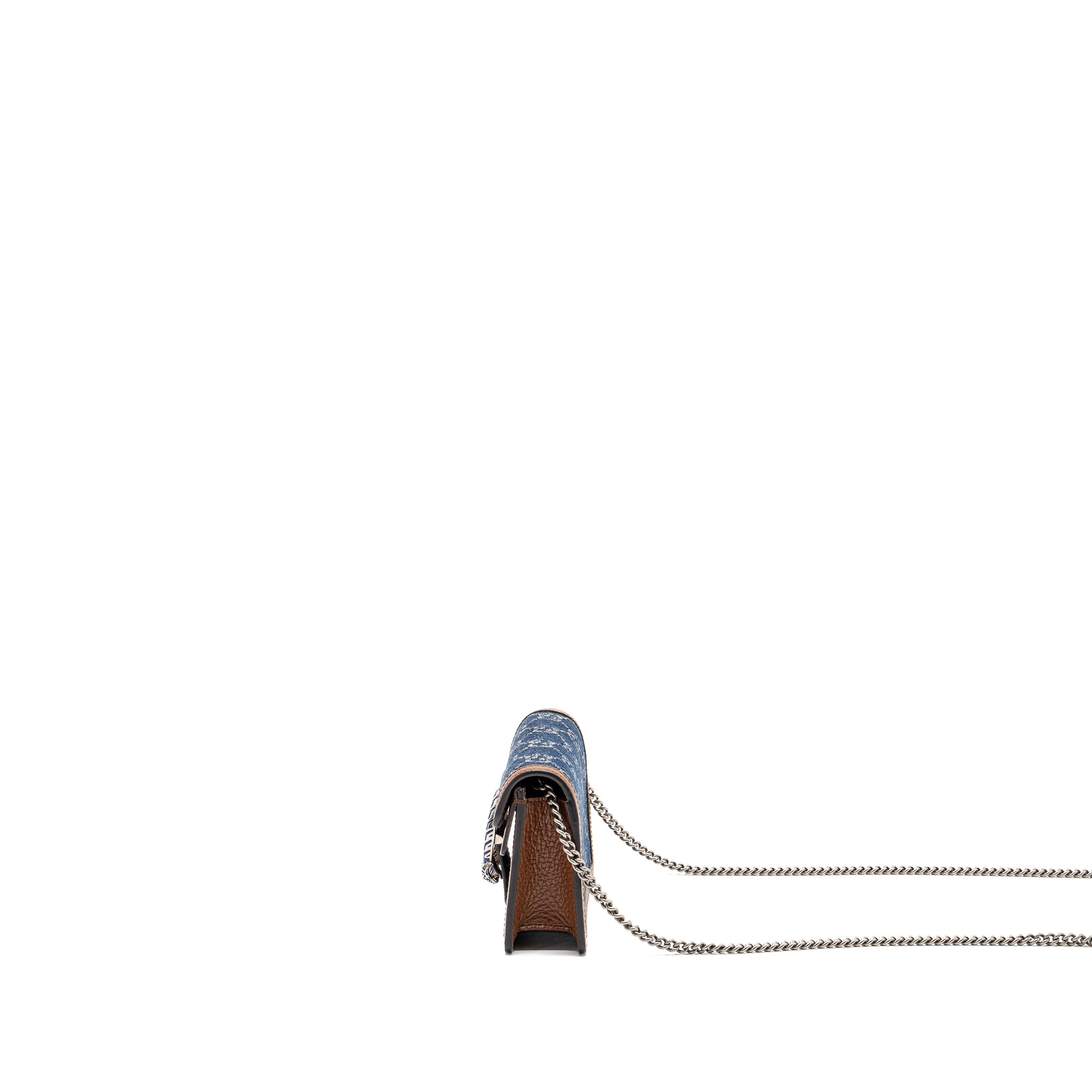 Gucci Dionysus Super Mini Blue Denim/ Leather SHW - Image 4