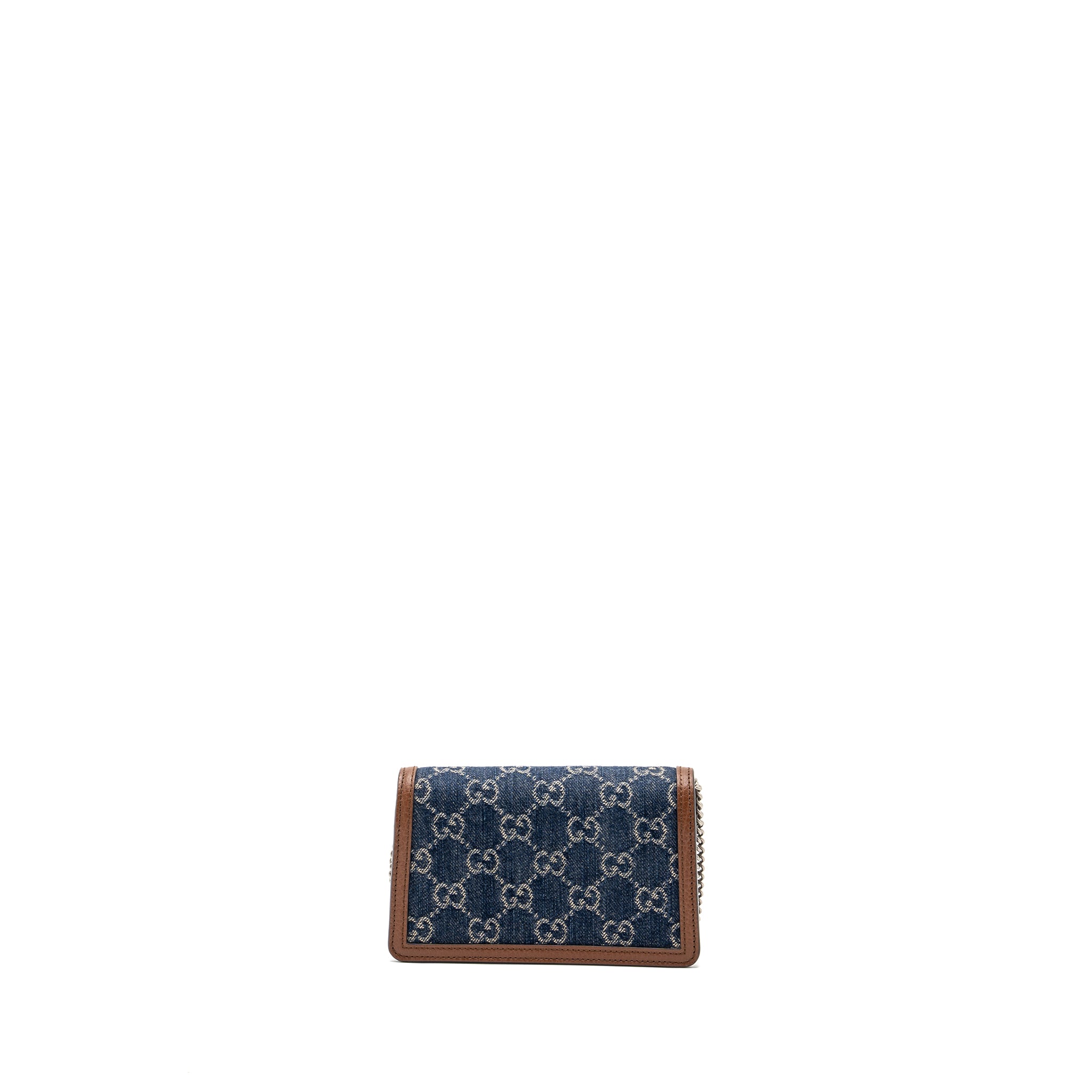 Gucci Dionysus Super Mini Blue Denim/ Leather SHW - Image 2