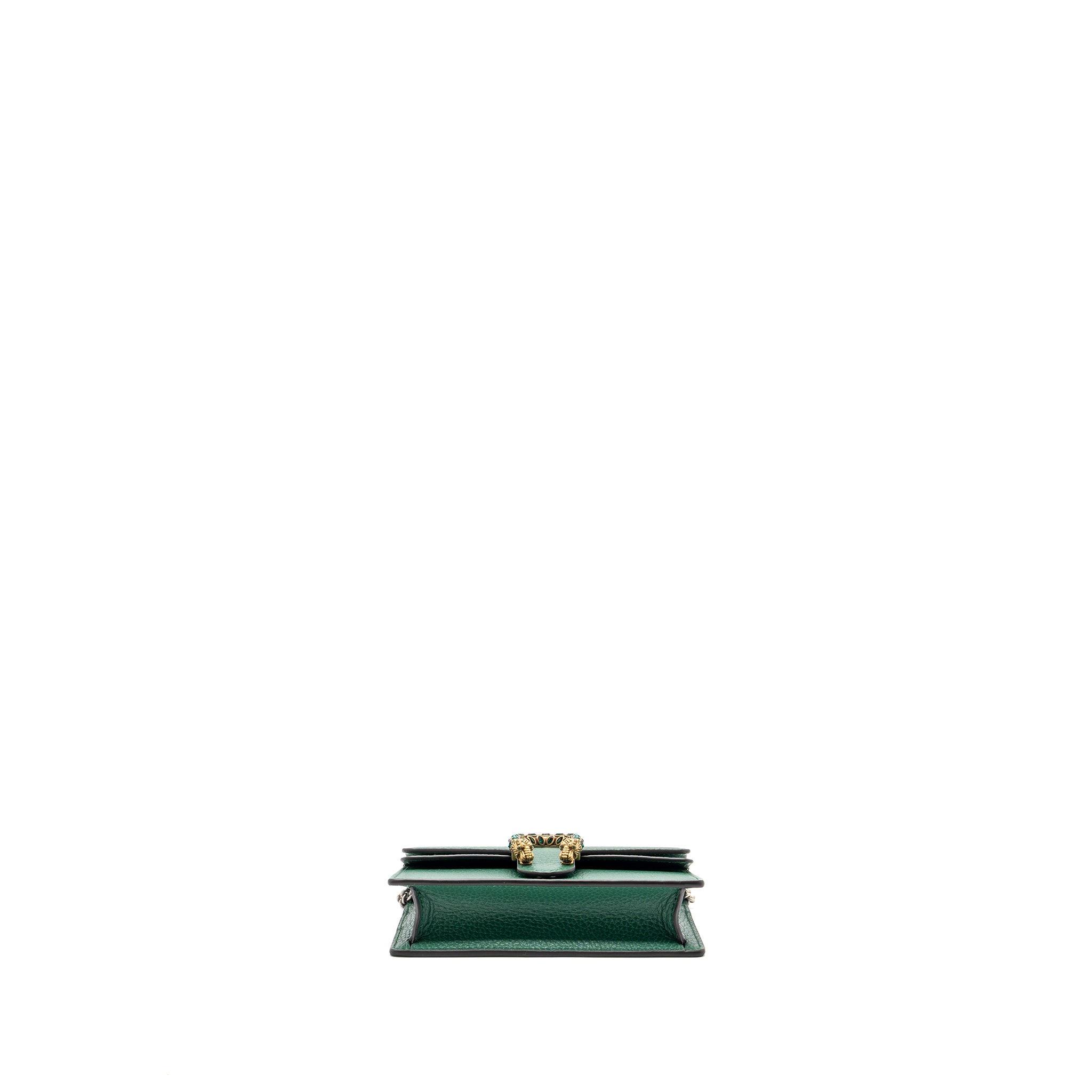 Gucci Dionysus Super Mini Leather Green GHW - Image 5