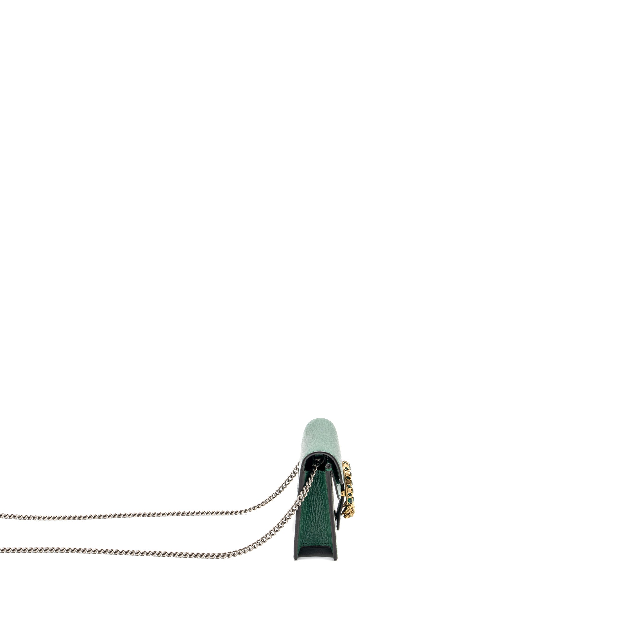Gucci Dionysus Super Mini Leather Green GHW - Image 3