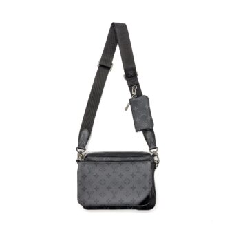 Louis Vuitton Trio Messenger Bag Monogram Eclipse SHW