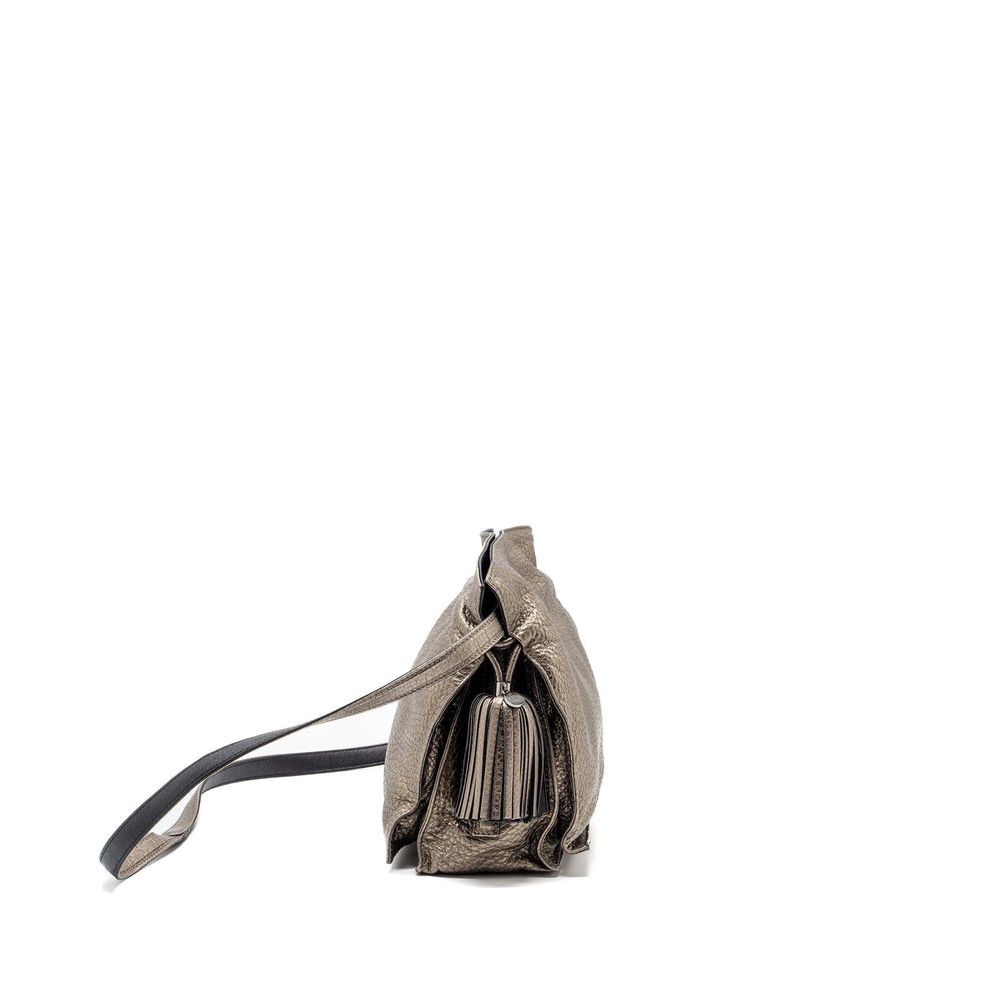 Loewe Flamenco Bag Calfskin Gold SHW - Image 3