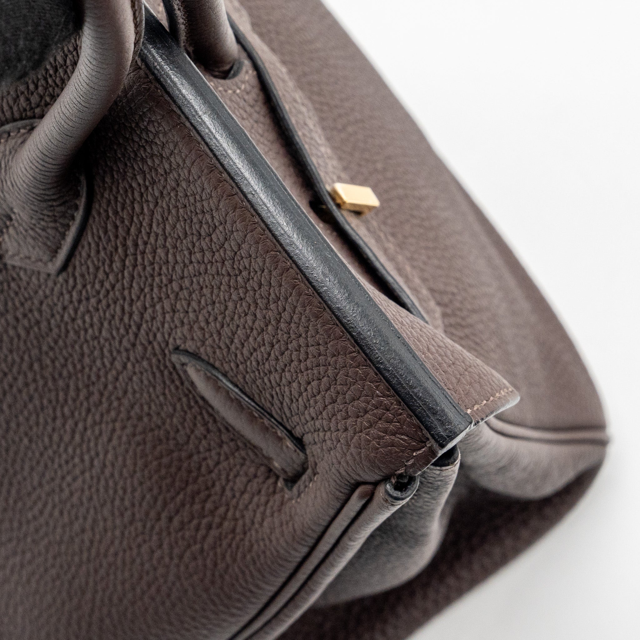 Hermes birkin 25 Togo ebene GHW stamp D - Image 12