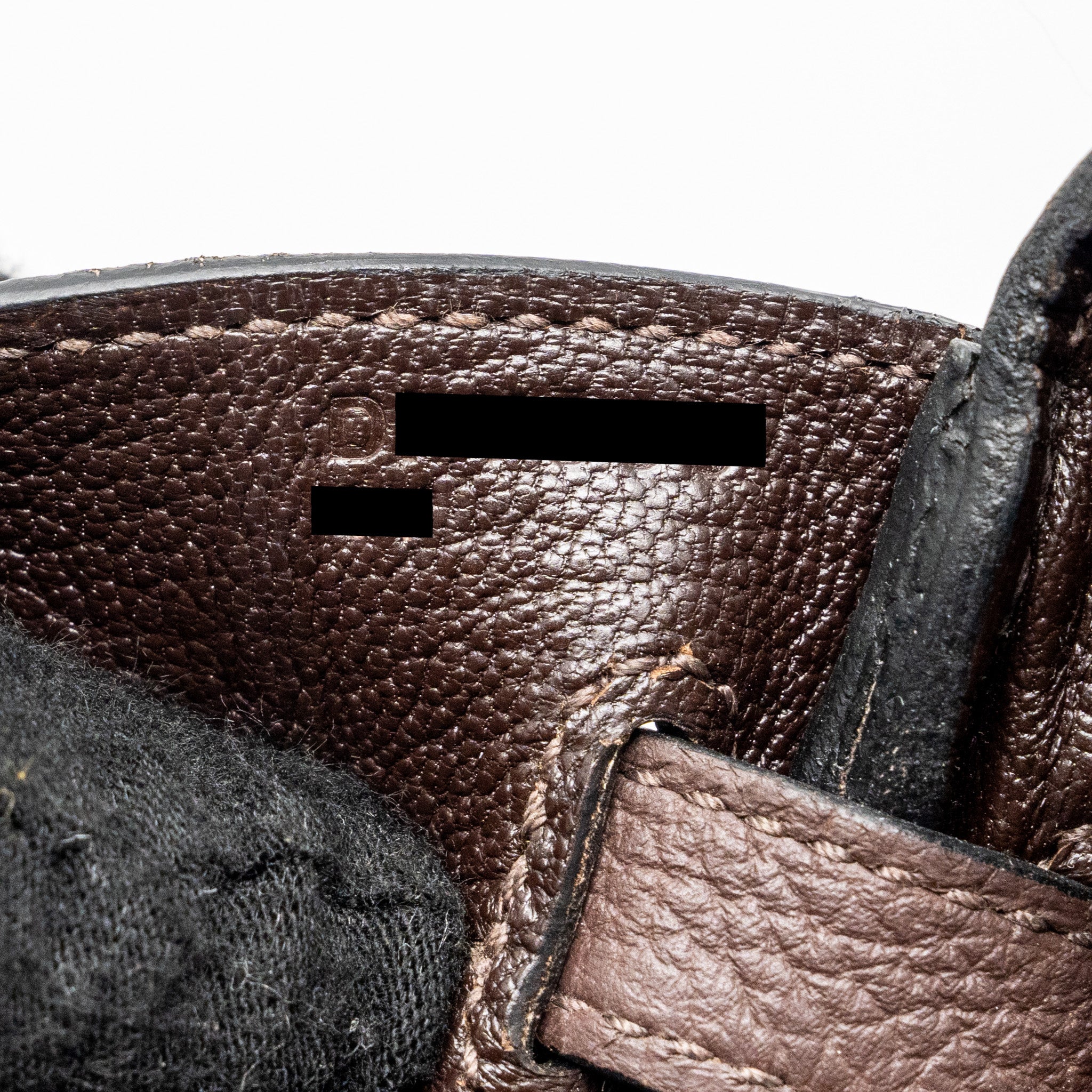 Hermes birkin 25 Togo ebene GHW stamp D - Image 15