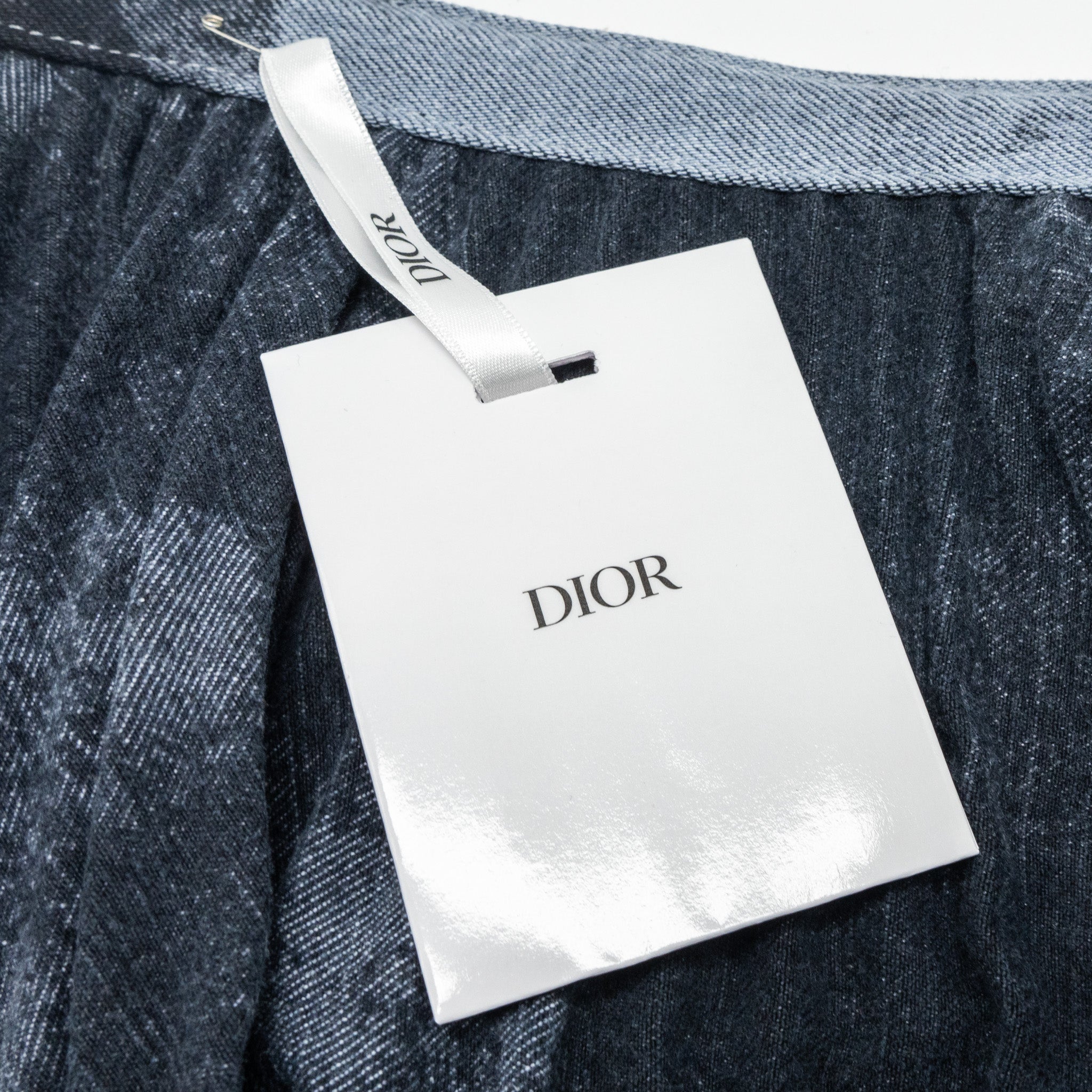 Dior size 34 Tie-dye print skirt cotton grey / black - Image 7