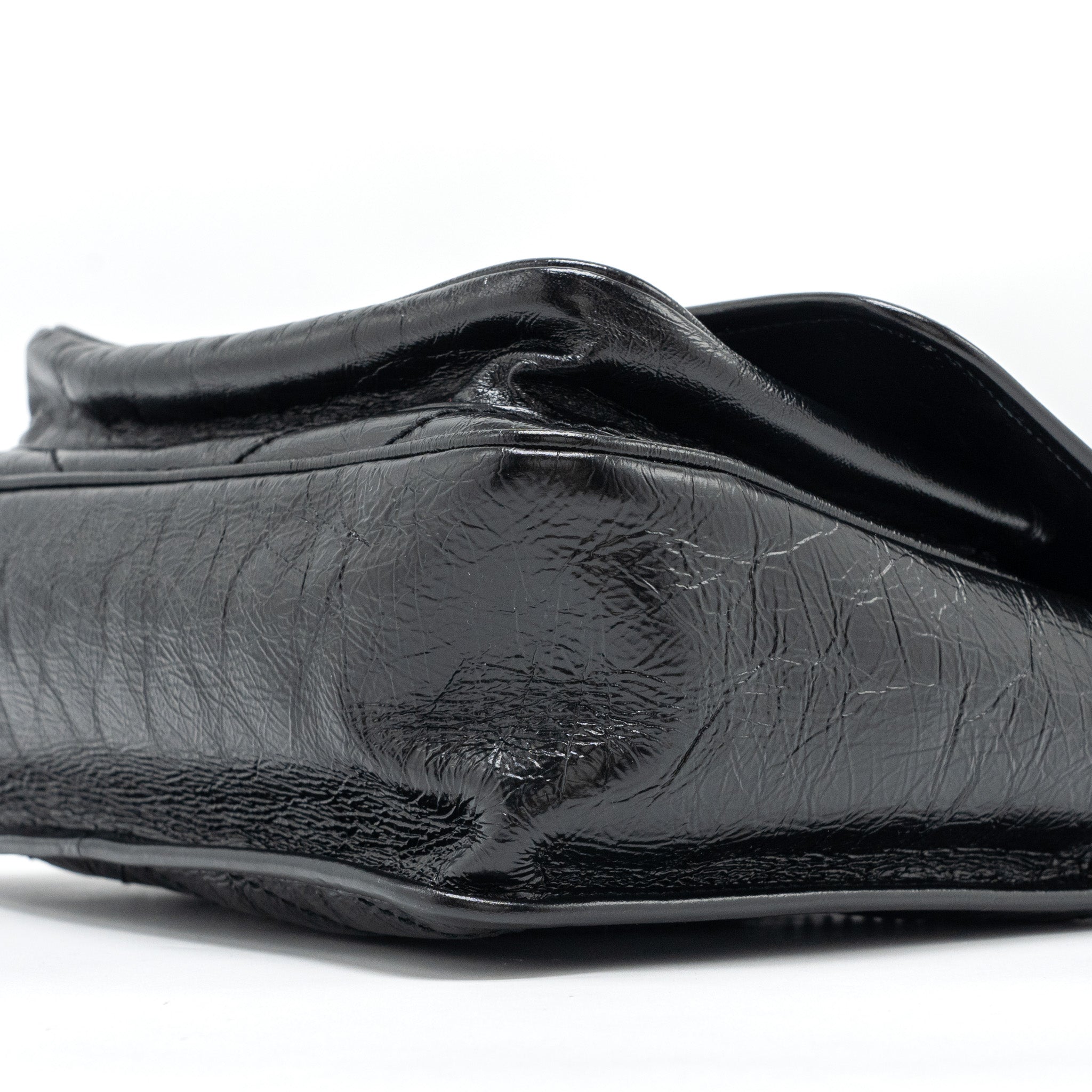 Saint Lauren medium niki calfskin black Ruthenium hardware - Image 7