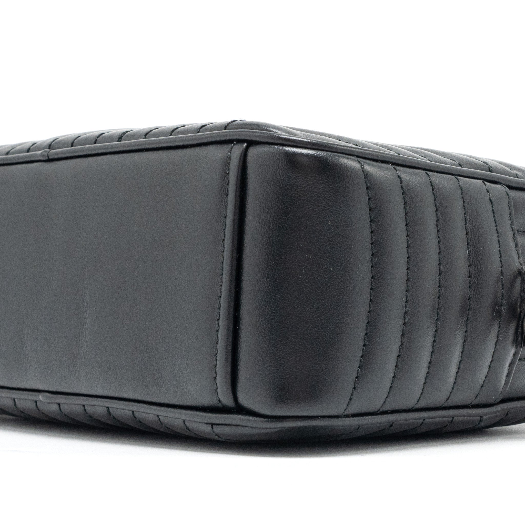 Prada Diagramme Camera Crossbody Bag Calfskin Black Ruthenium Hardware - Image 7