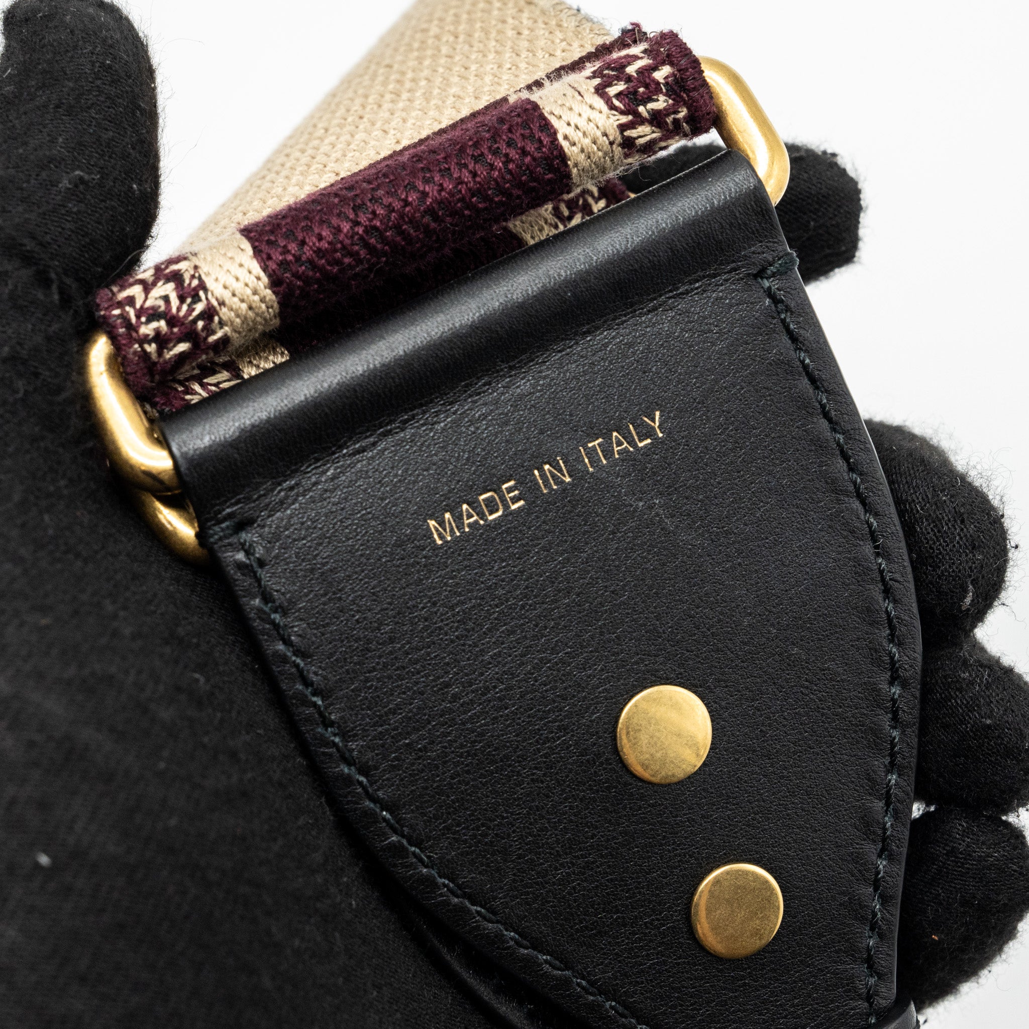 Dior Medium Saddle Bag Red Oblique Embroidery GHW With An Extra Dior Strap - Image 16