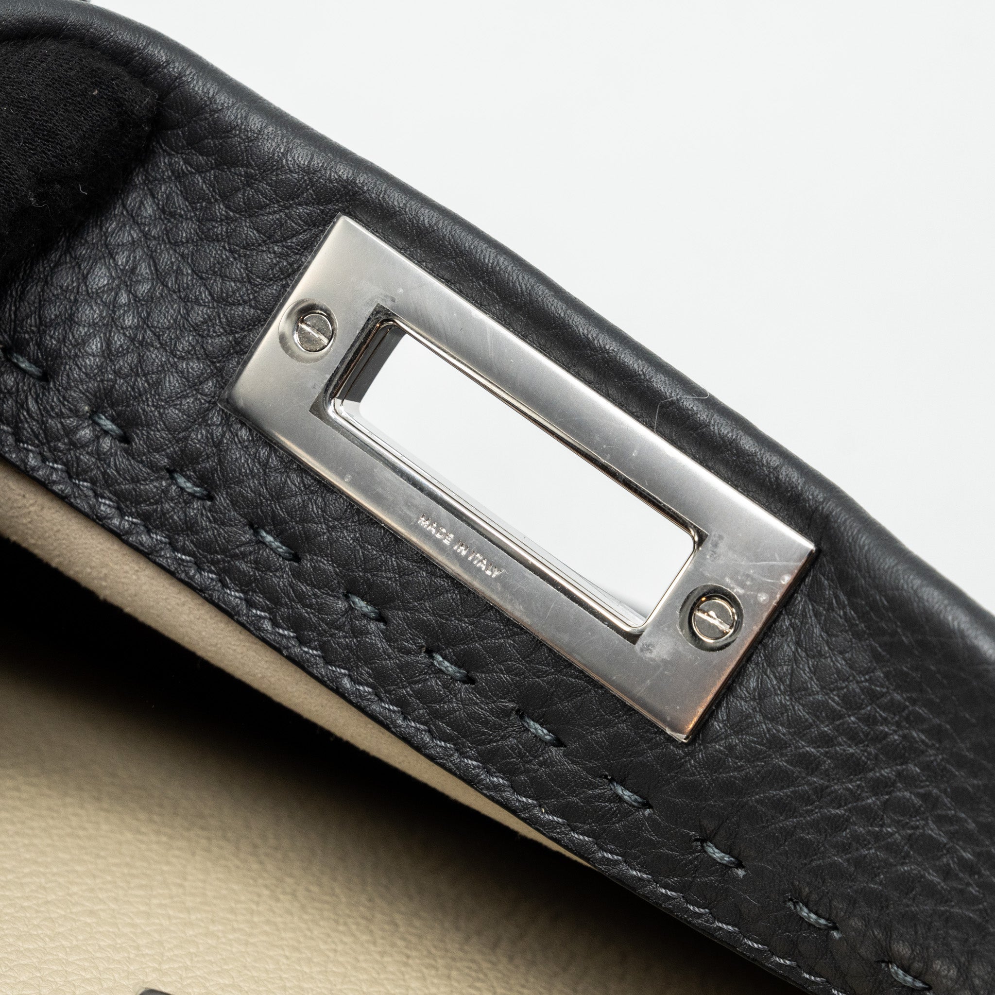 Fendi Medium Peekaboo Bag Selleria Leather Black SHW - Image 12