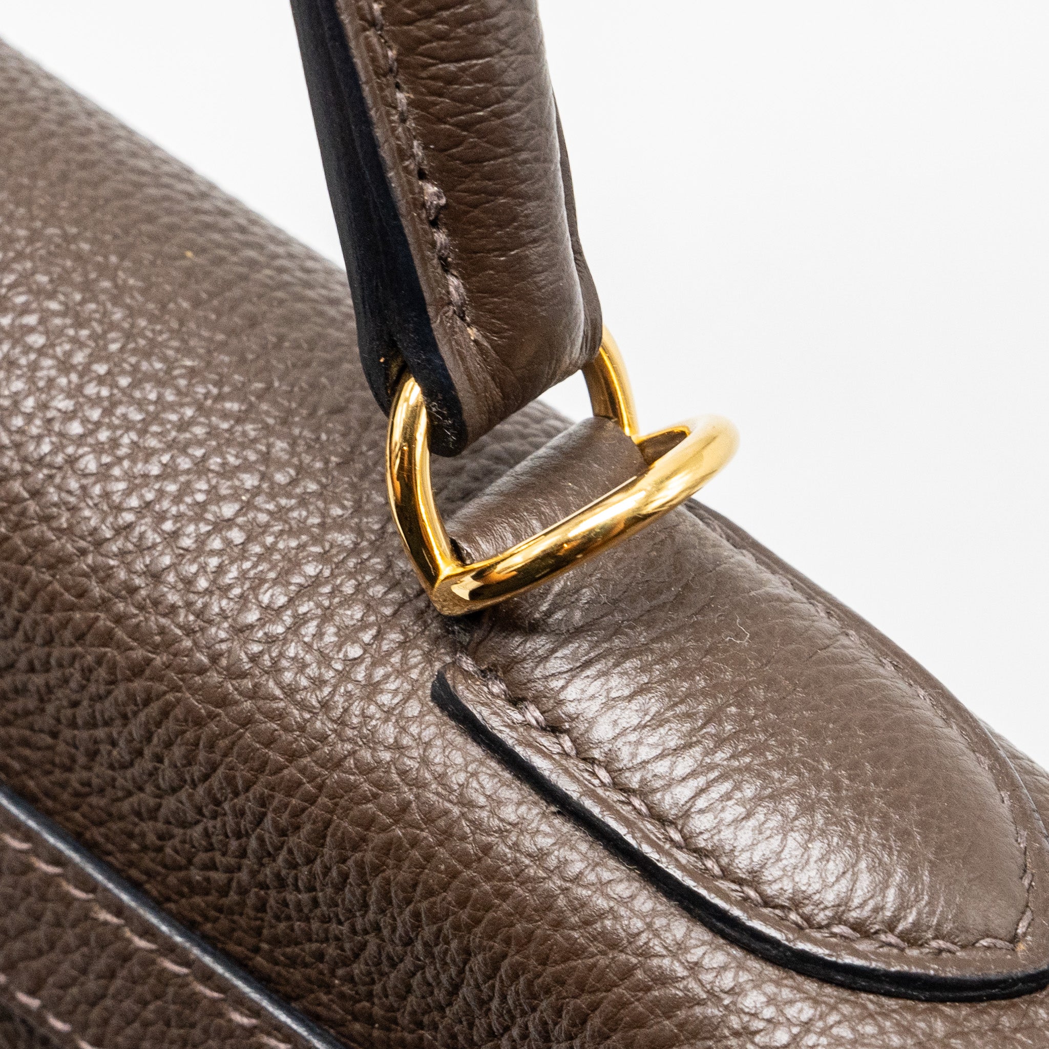 Hermes kelly 28 togo C4 Ecorce GHW stamp Square R - Image 11