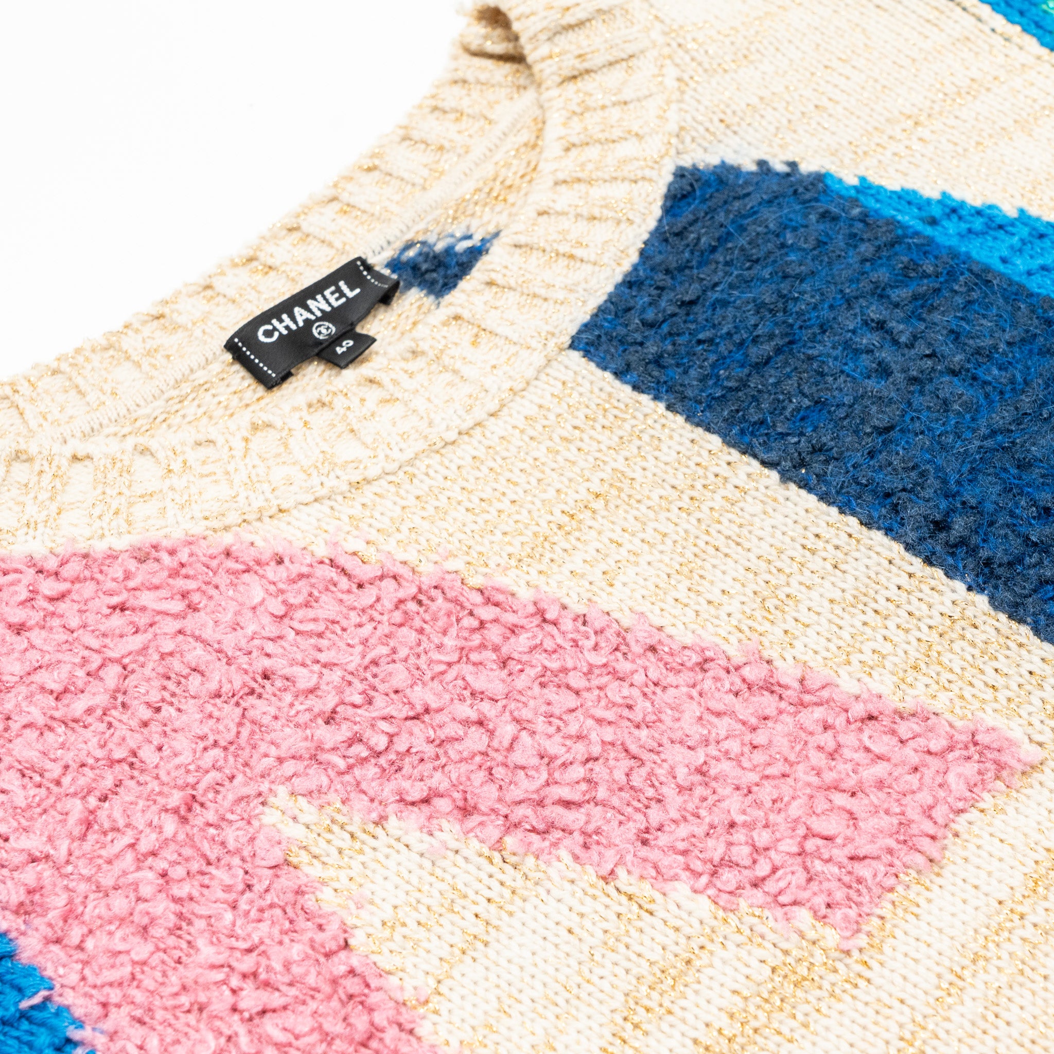 Chanel size 40 cashmere sweater silk/metal polyester Multicolour - Image 4
