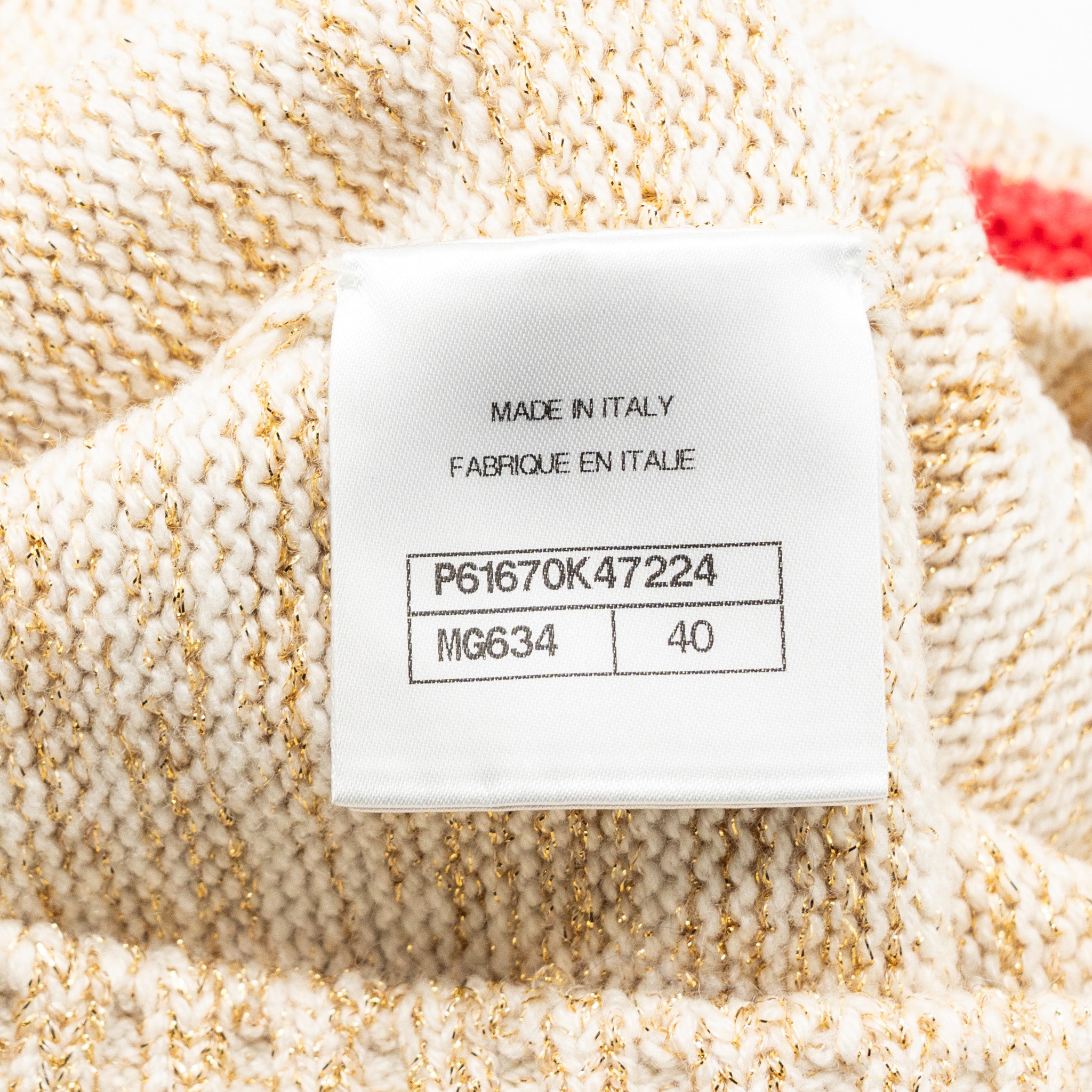 Chanel size 40 cashmere sweater silk/metal polyester Multicolour - Image 8