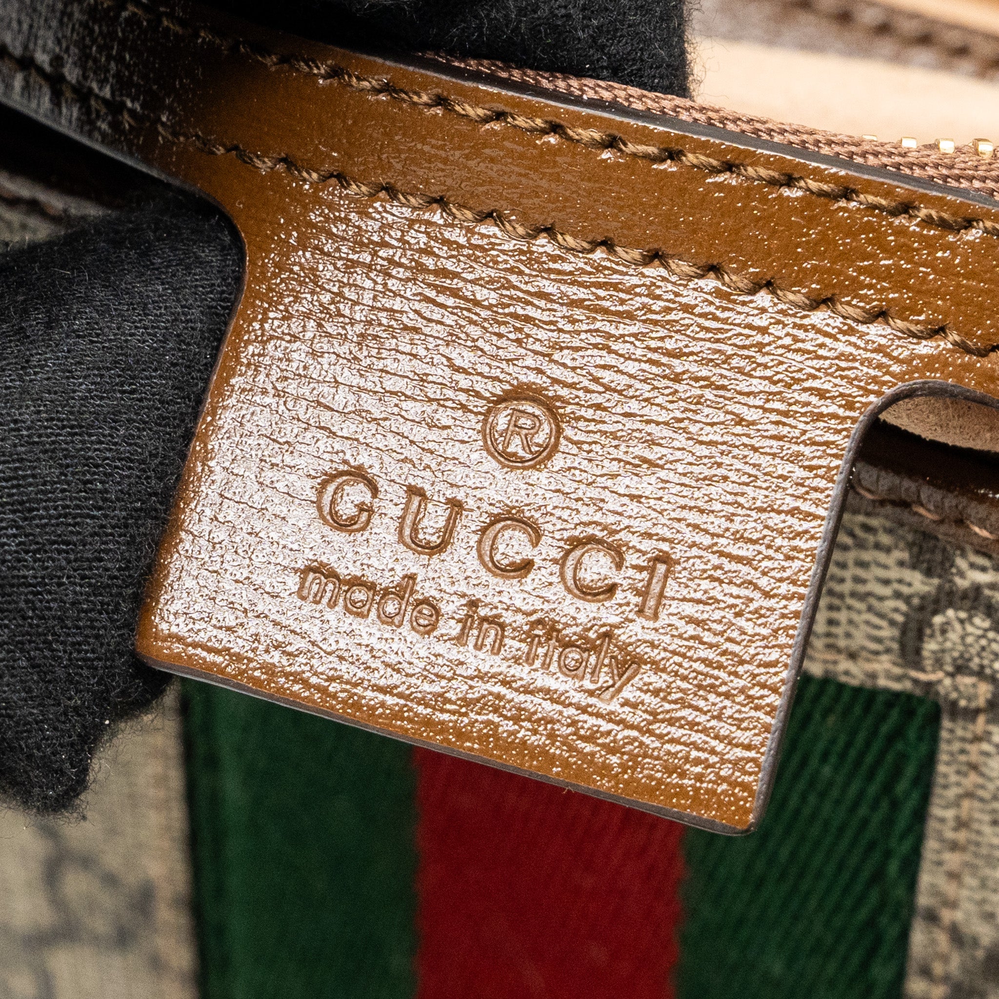 Gucci Jackie 1961 Small Shoulder Bag GG Supreme Canvas/Calfskin Brown/Multicolour GHW - Image 11