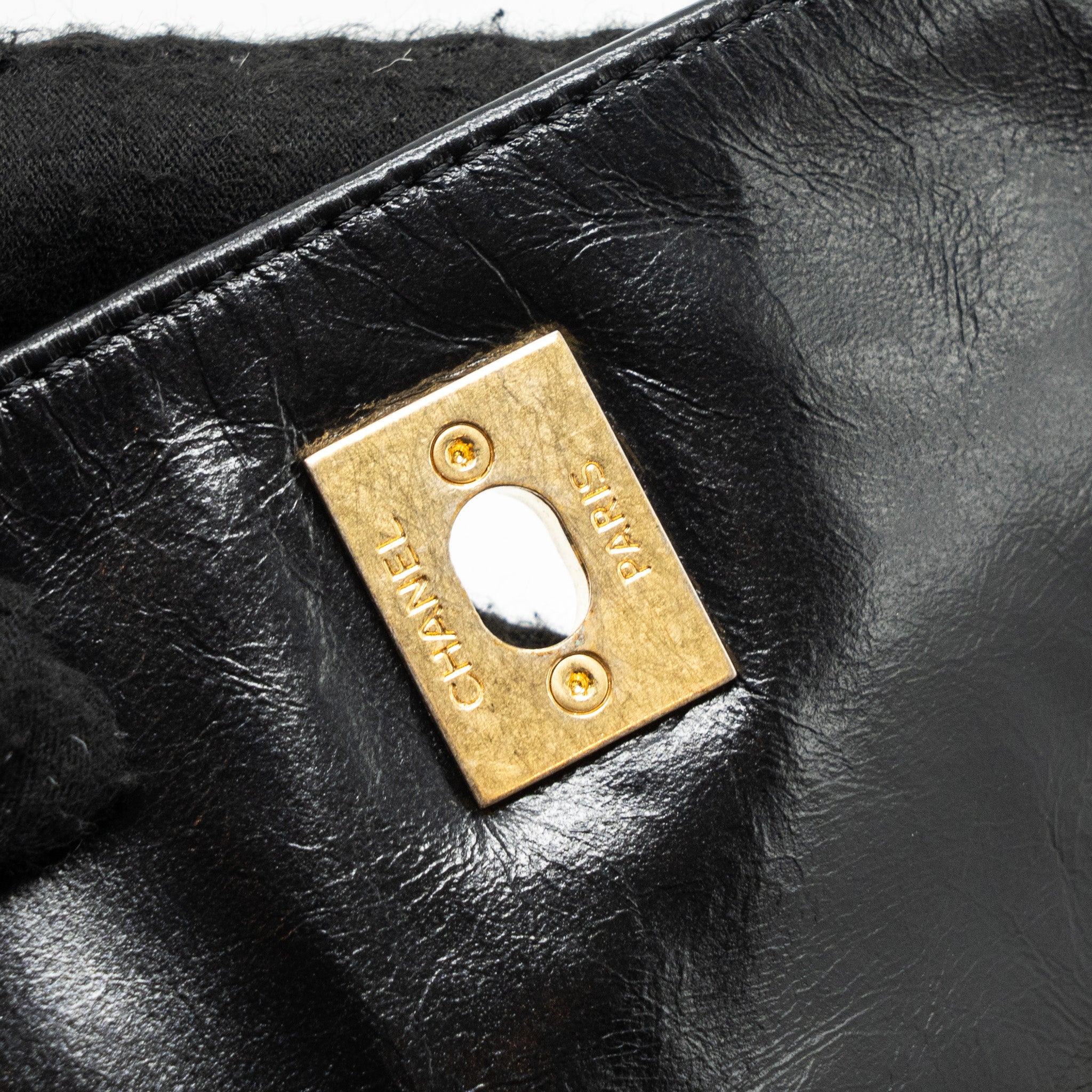 Chanel Medium In The Mix Flap Bag Leather Black/Beige/Cream GHW - Image 10