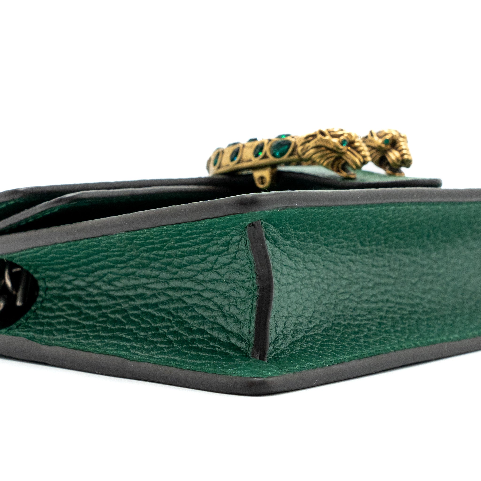 Gucci Dionysus Super Mini Leather Green GHW - Image 6
