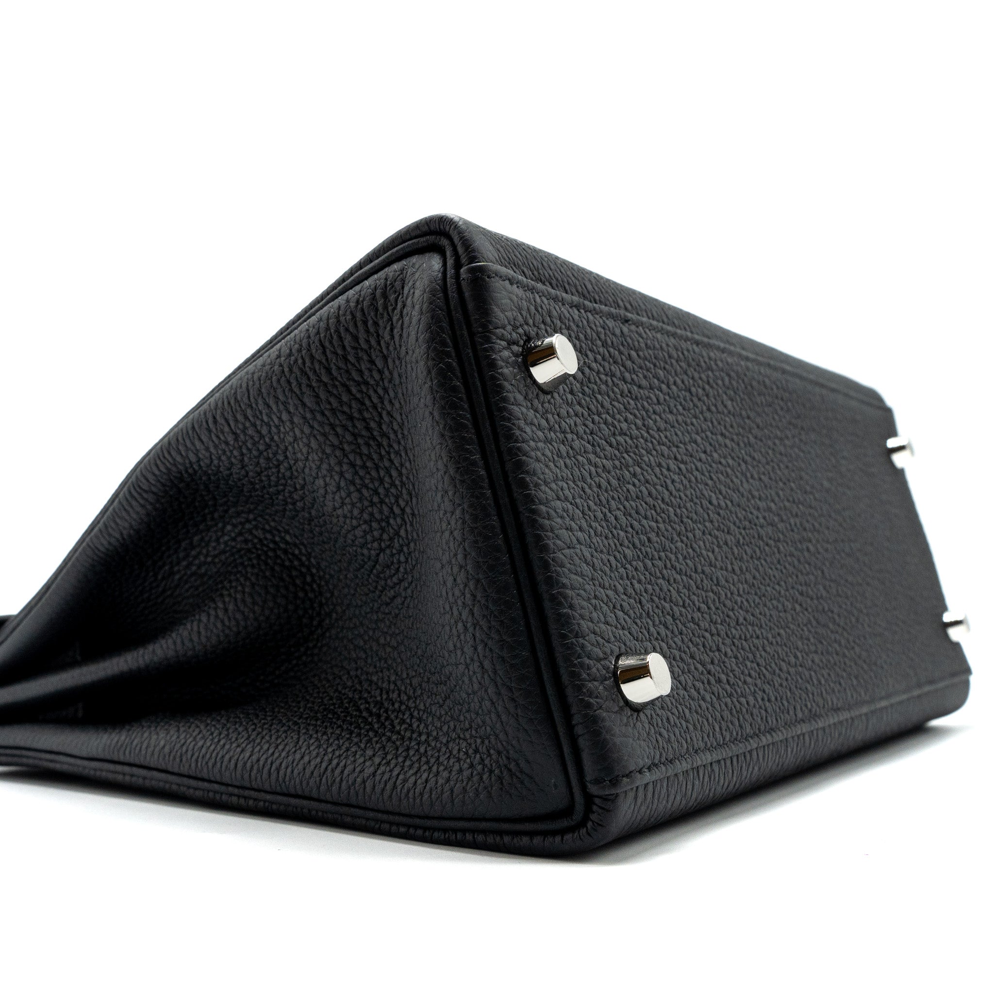 Hermes Kelly 28 Togo Black SHW Stamp B - Image 7