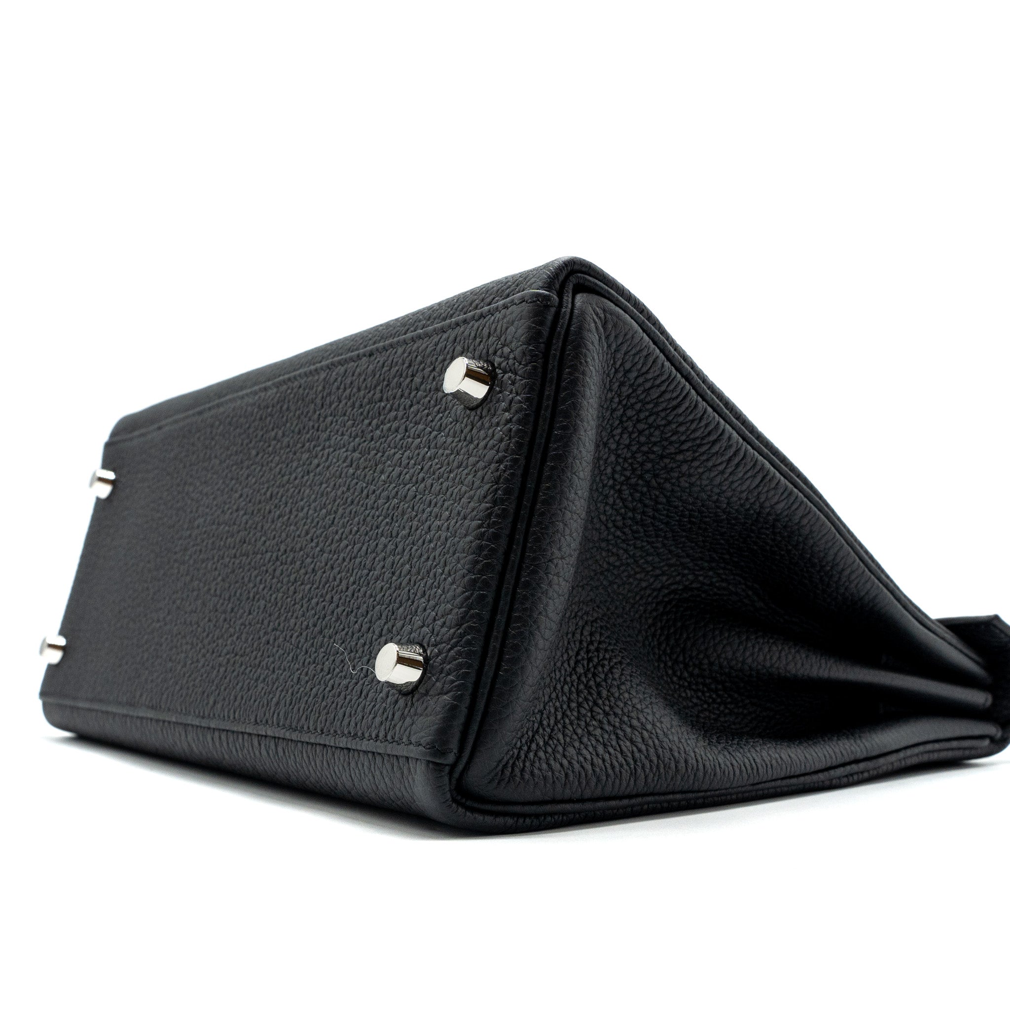 Hermes Kelly 28 Togo Black SHW Stamp B - Image 8