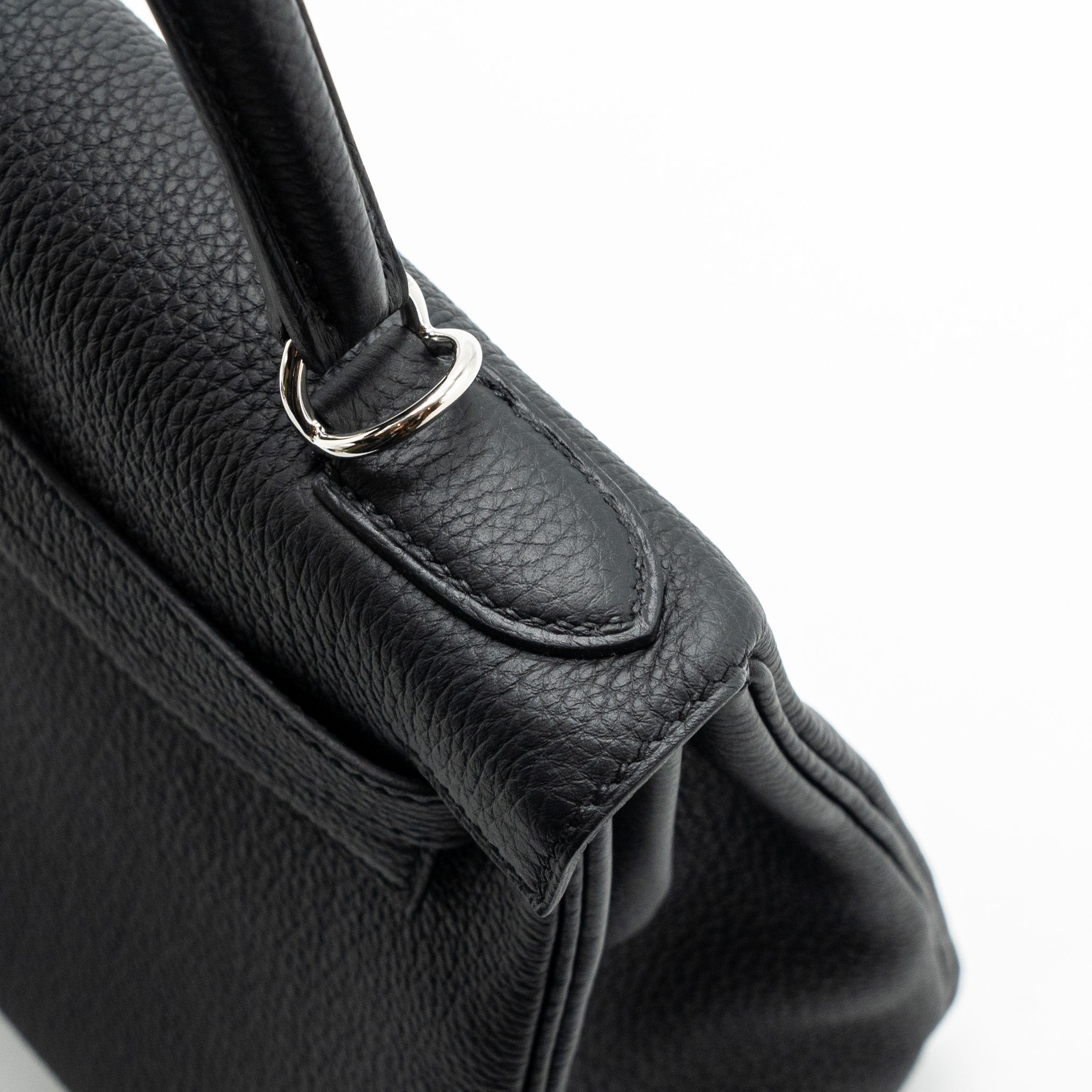 Hermes Kelly 28 Togo Black SHW Stamp B - Image 11