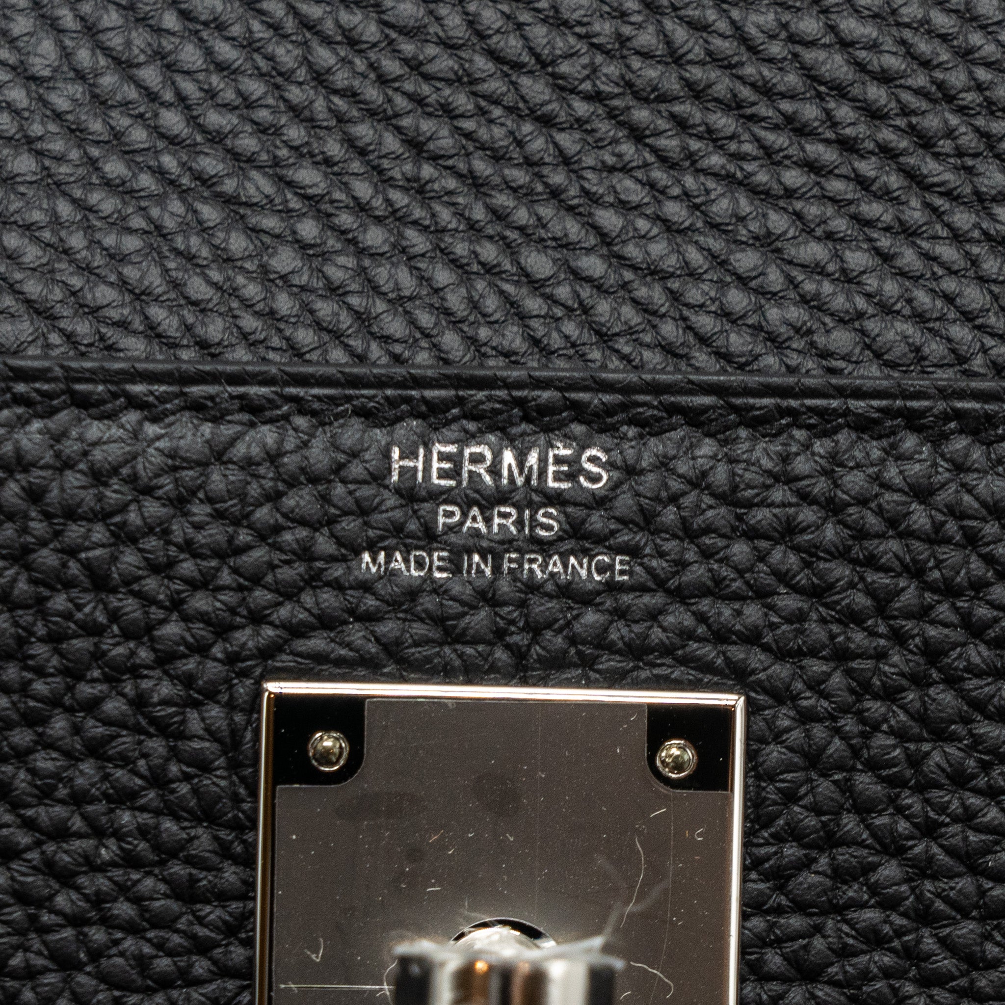 Hermes Kelly 28 Togo Black SHW Stamp B - Image 14