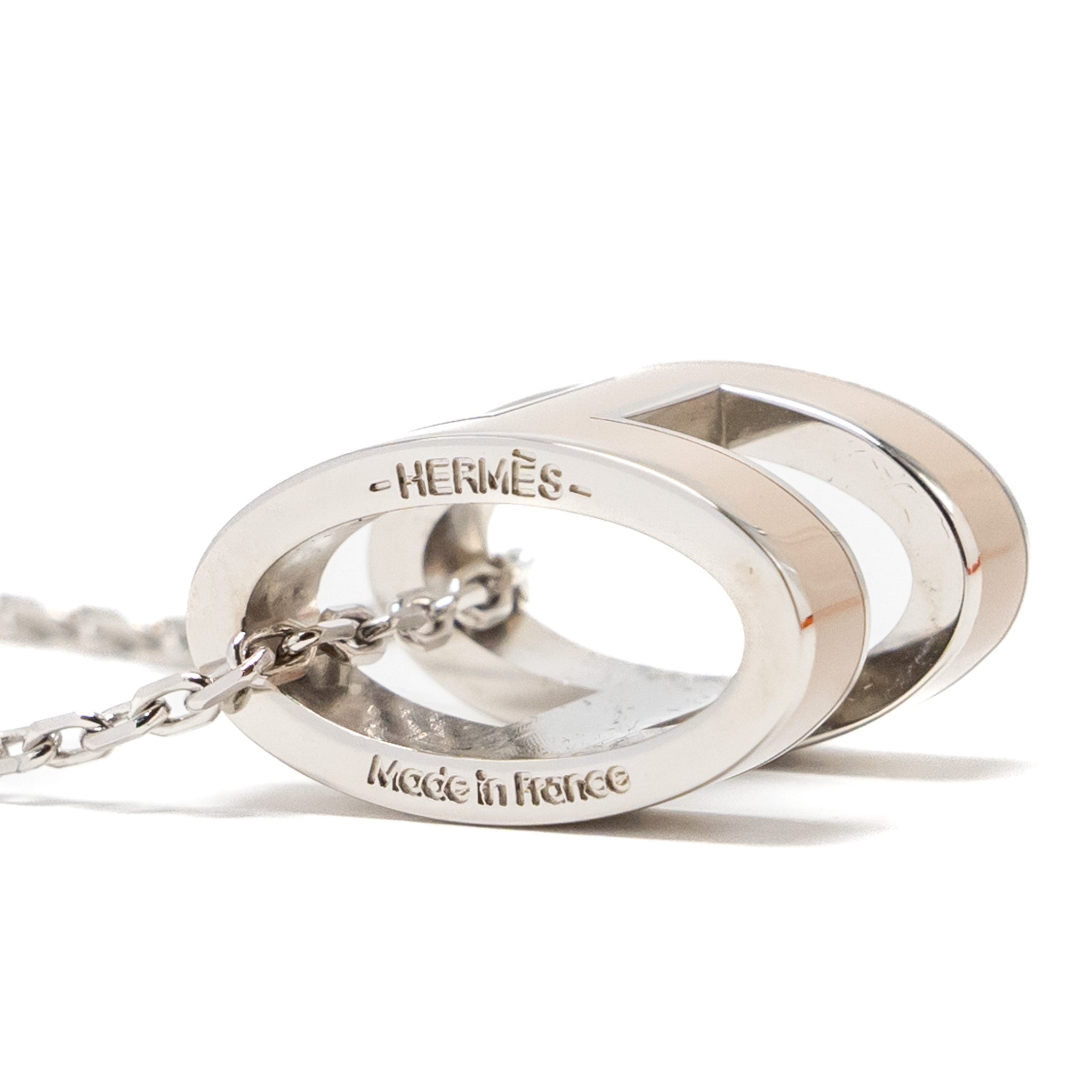 Hermes Pop H Pendant Marron Glace SHW - Image 3