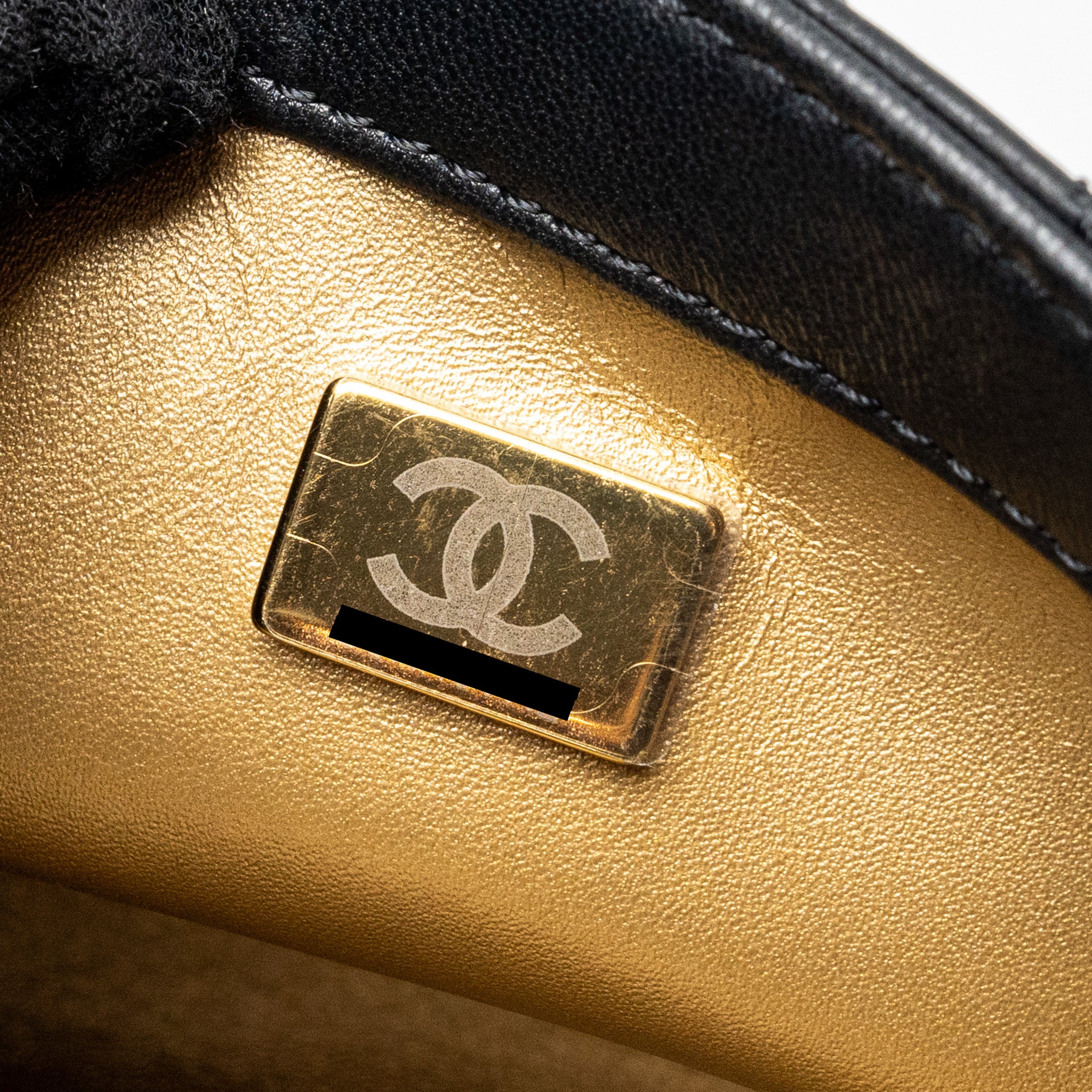 Chanel Pearl Crush Mini Square Lambskin Black GHW (Microchip) - Image 14