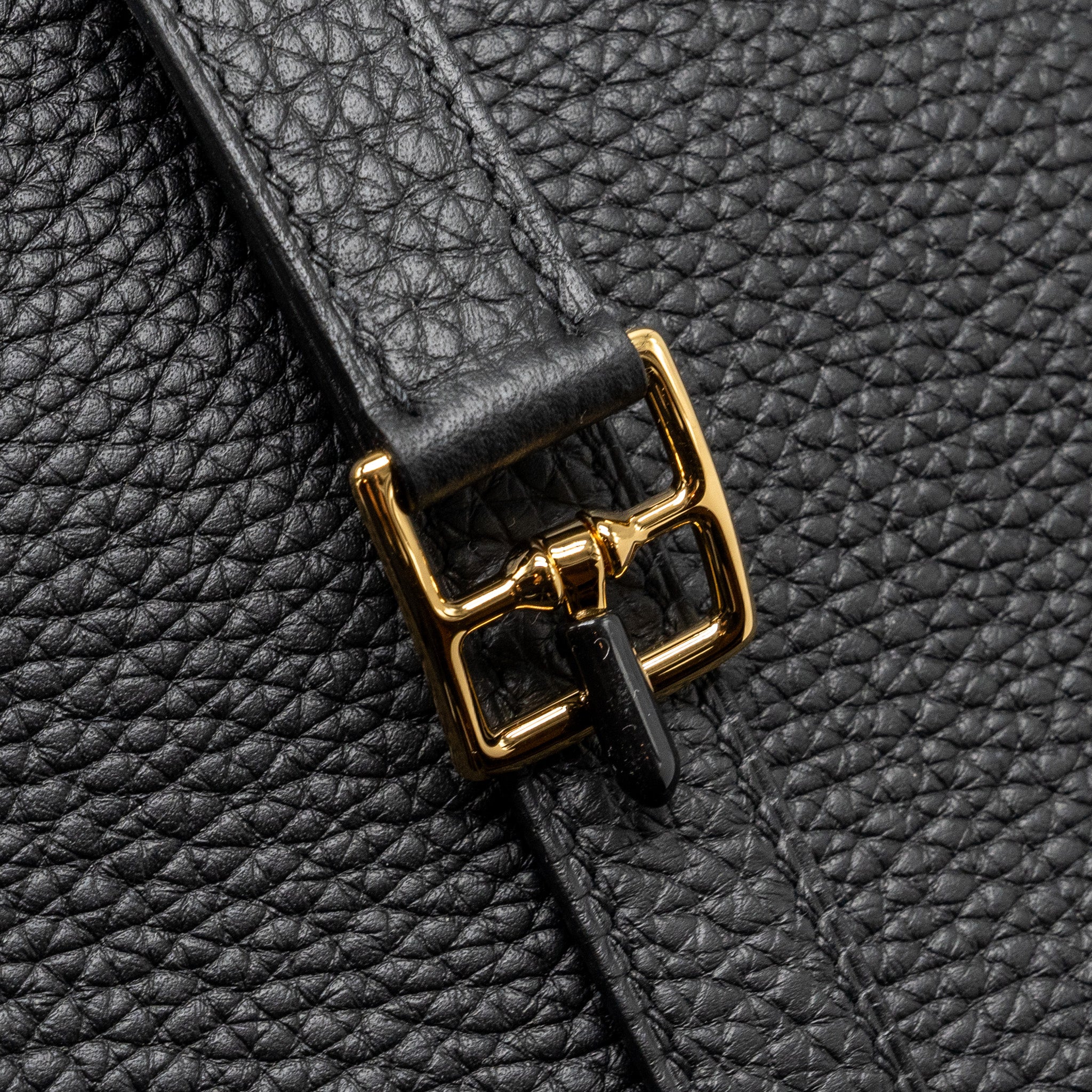Hermes halzan 25 clemence Black GHW stamp B - Image 7