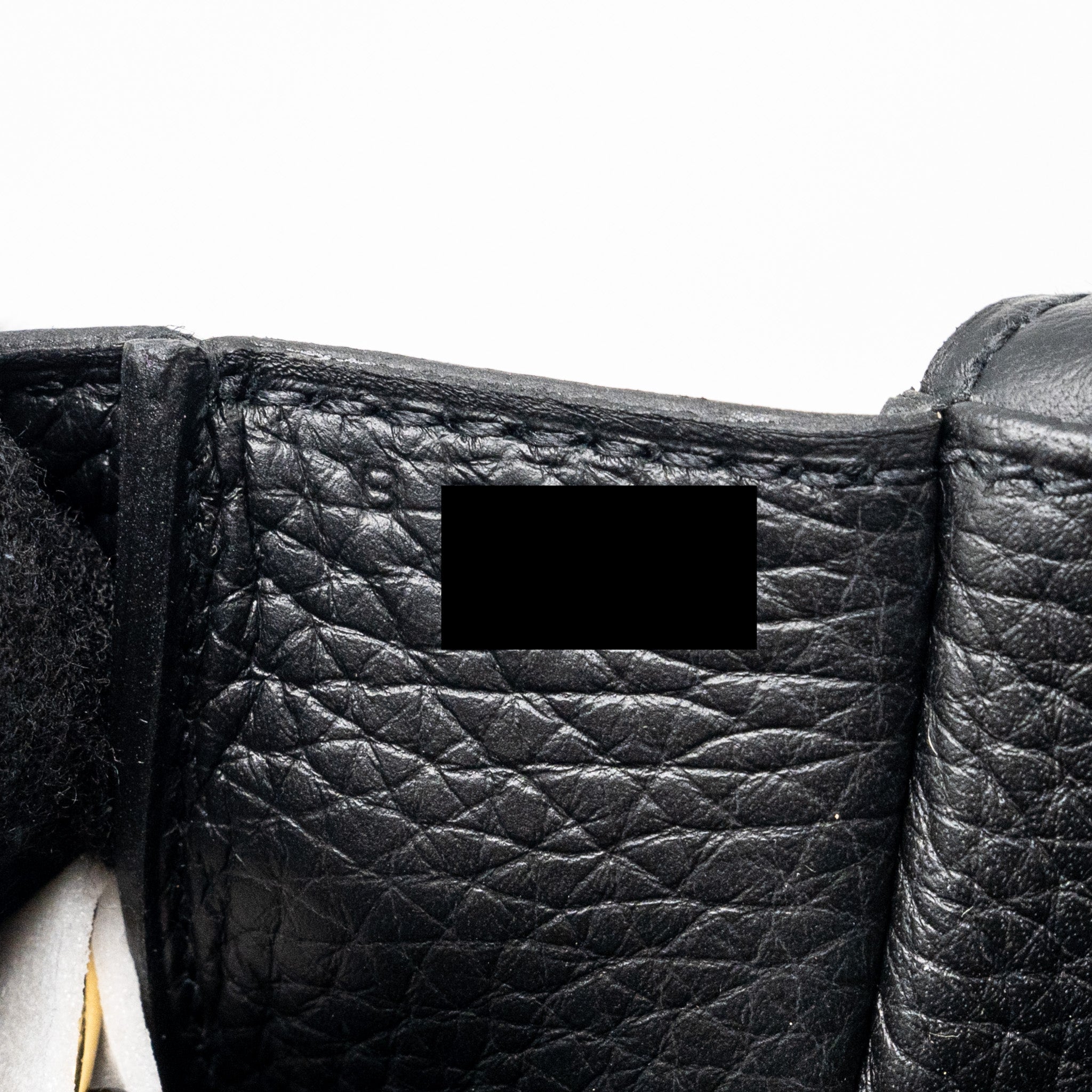 Hermes halzan 25 clemence Black GHW stamp B - Image 10