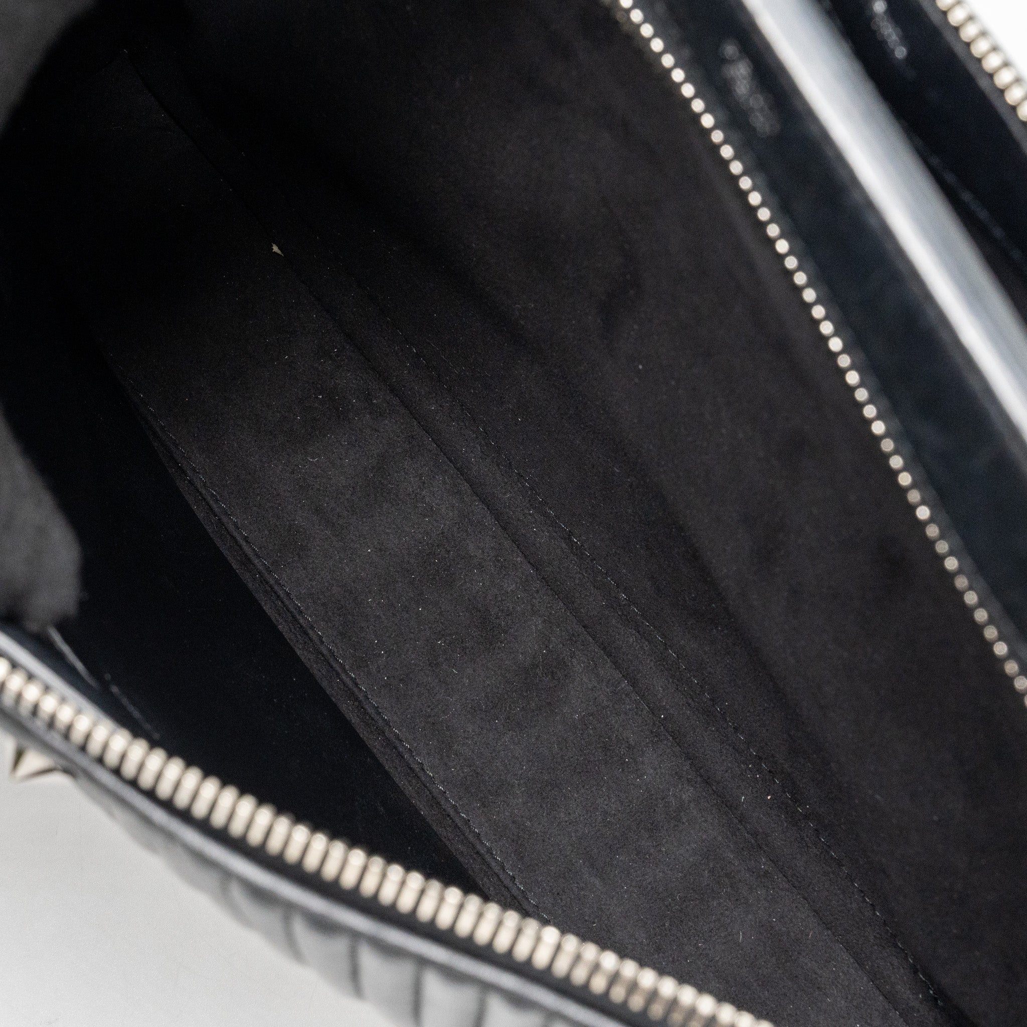 Fendi doctom chain shoulder bag leather black SHW - Image 8