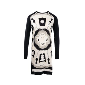 Hermes robe twillaine Size 36 poste cavalerie noir