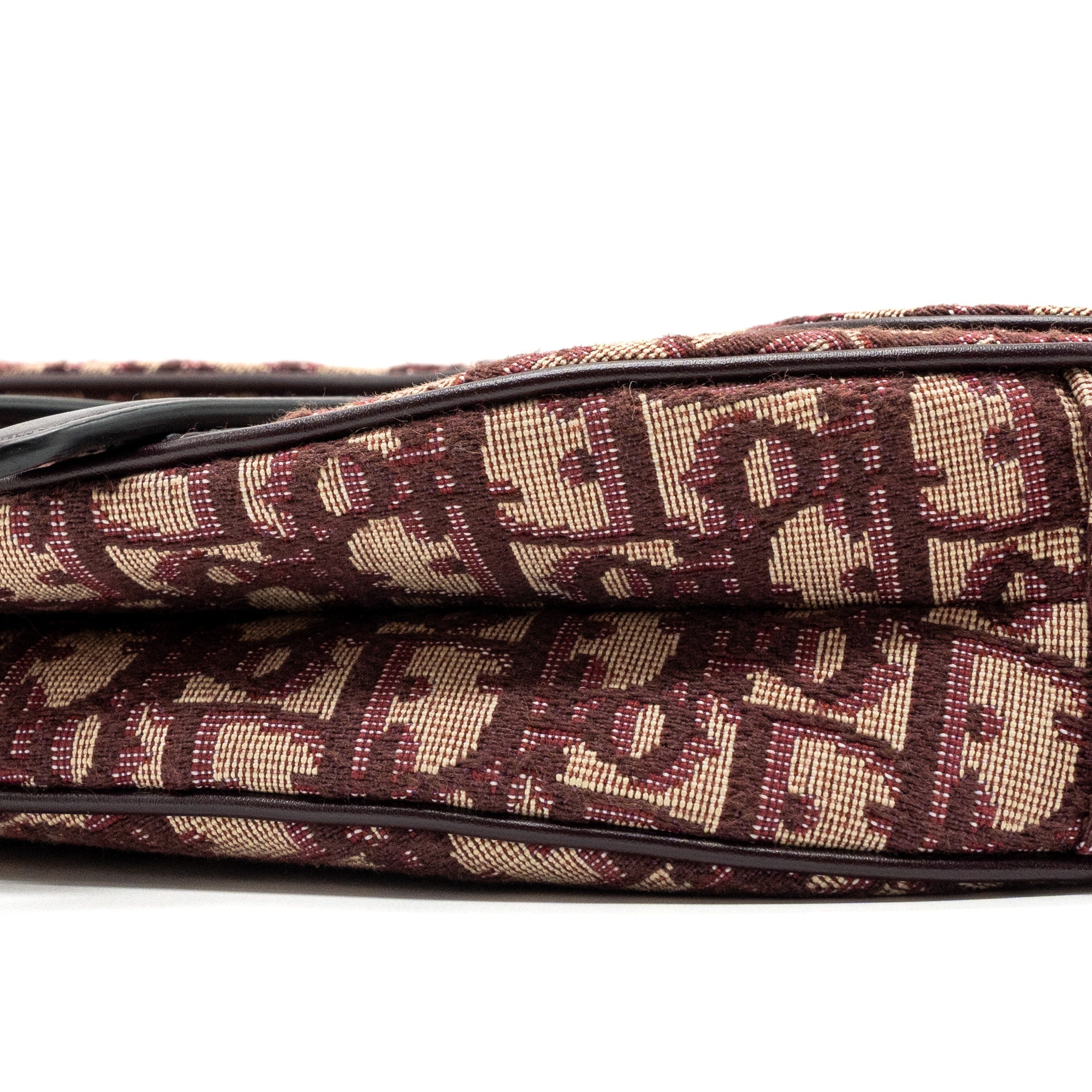 Dior Medium Saddle Bag Red Oblique Embroidery GHW With An Extra Dior Strap - Image 6