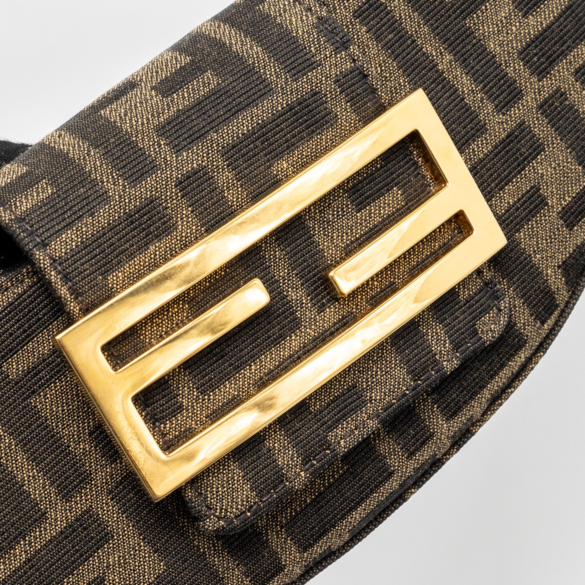 FENDI Mini cookie bag FF Fabric jacquard GHW - Image 8
