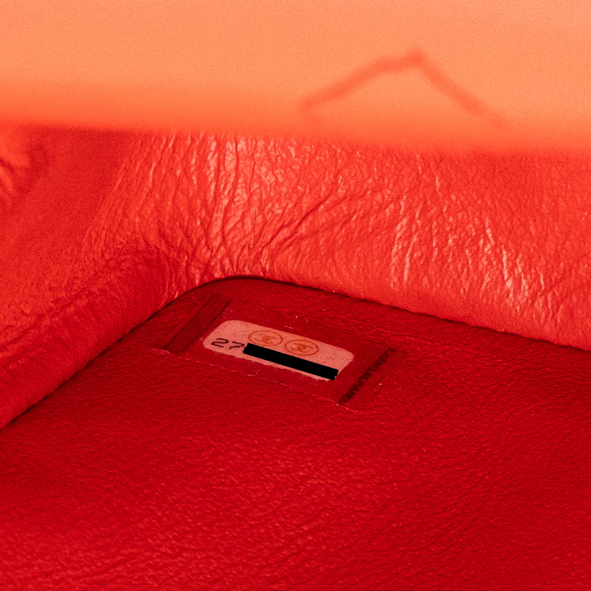Chanel Small 2.55 Reissue Flap Bag Chevron Calfskin Red GHW - Image 17
