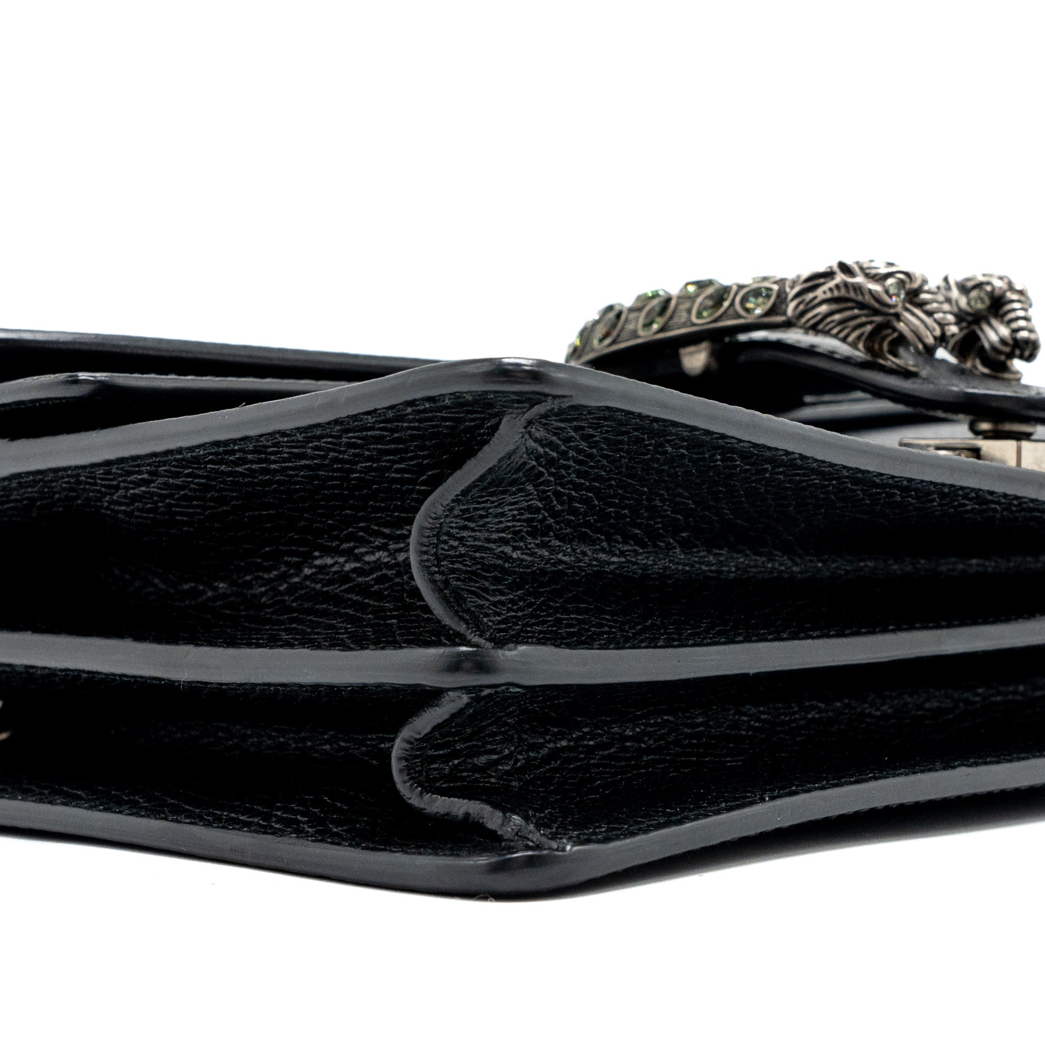 Gucci Dionysus Shoulder Bag Calfskin Black Ruthenium Hardware - Image 7