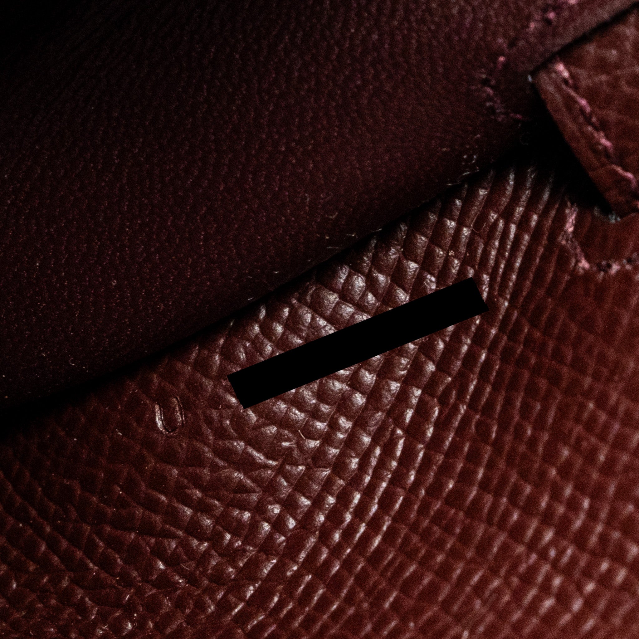Hermes Kelly To Go Epsom 57 Bordeaux GHW Stamp U - Image 15