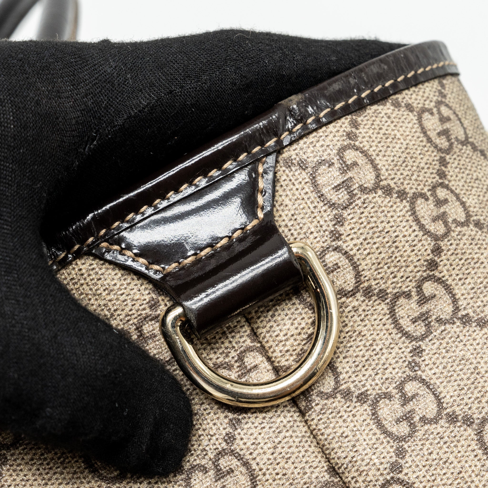 Gucci top handle tote bag gg supreme canvas GHW - Image 14