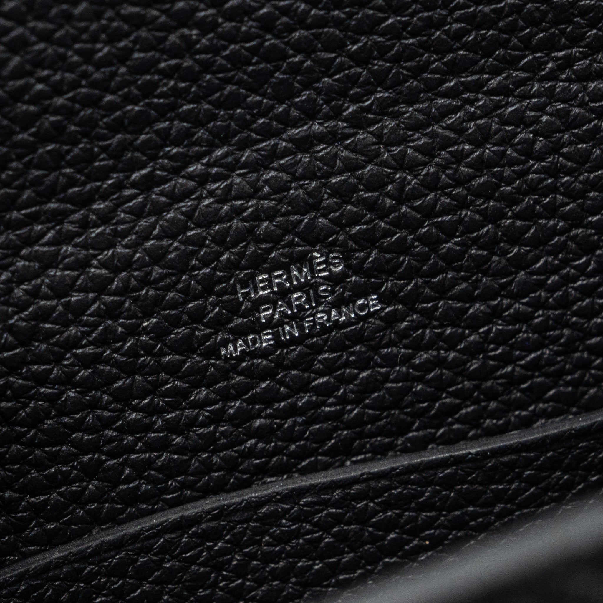 Hermes Videpoches togo black SHW stamp B - Image 13