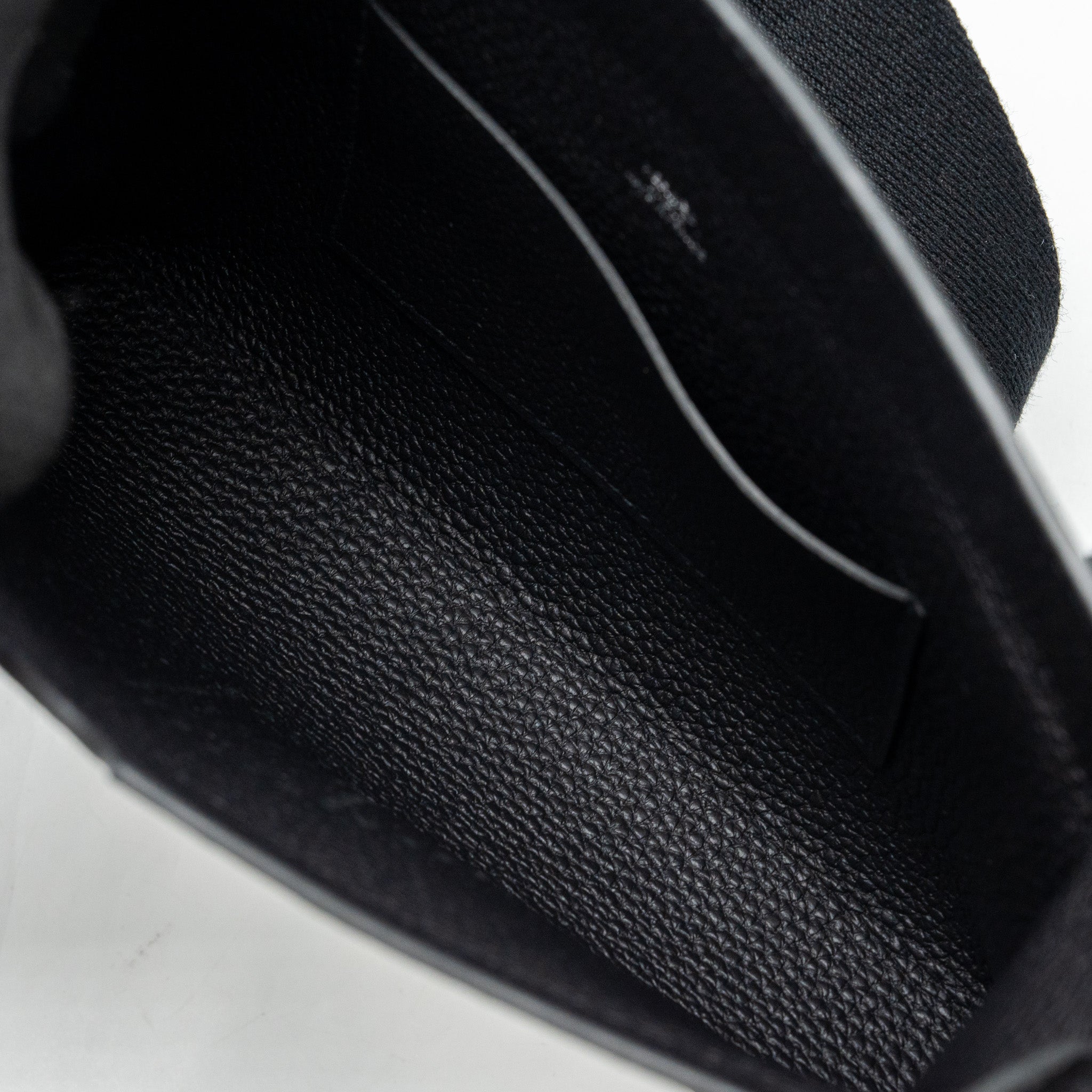 Hermes Videpoches togo black SHW stamp B - Image 12