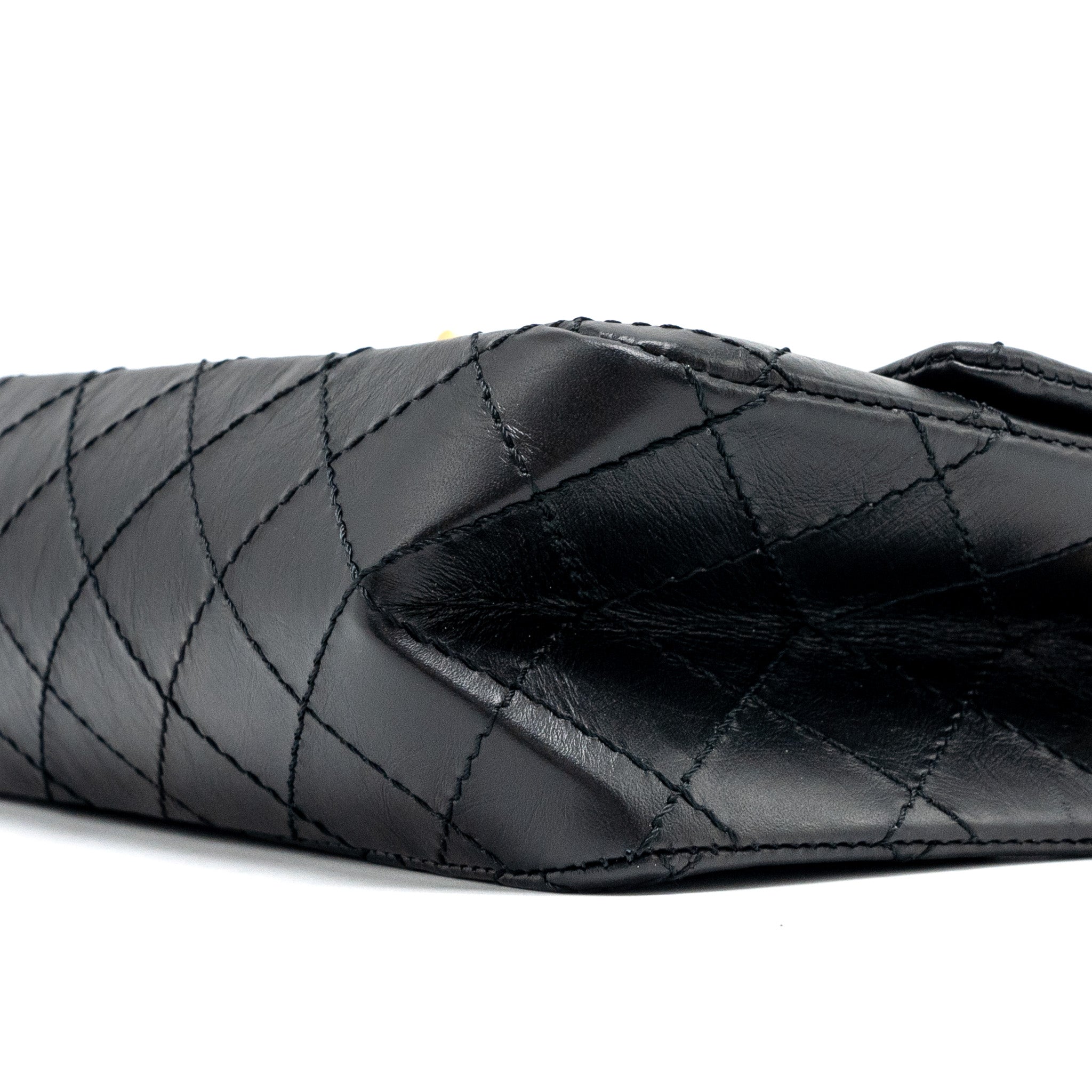 Chanel Mini 2.55 Reissue Aged Calfskin Black GHW (Microchip) - Image 7