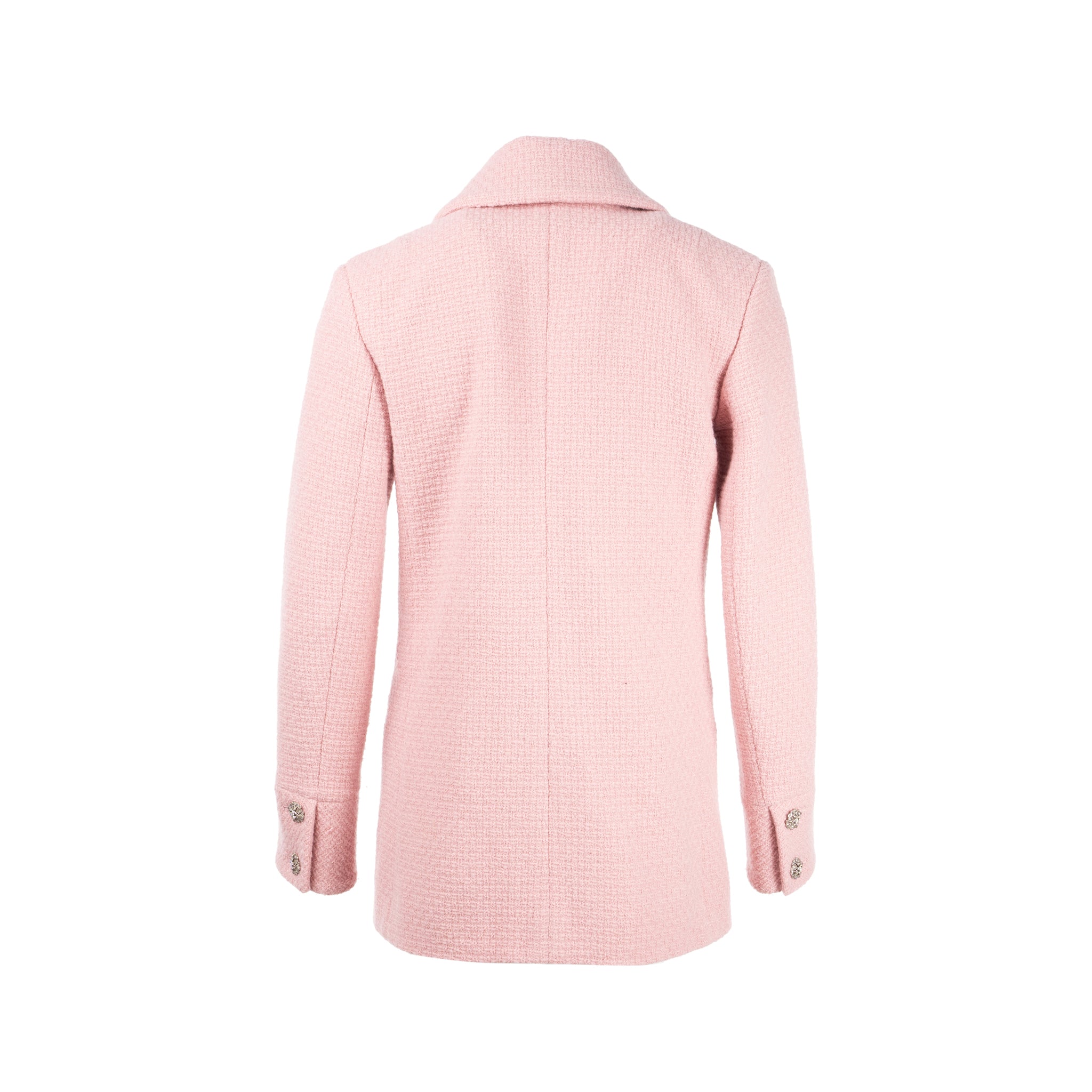 Chanel size 34 22K jacket wool light pink - Image 3