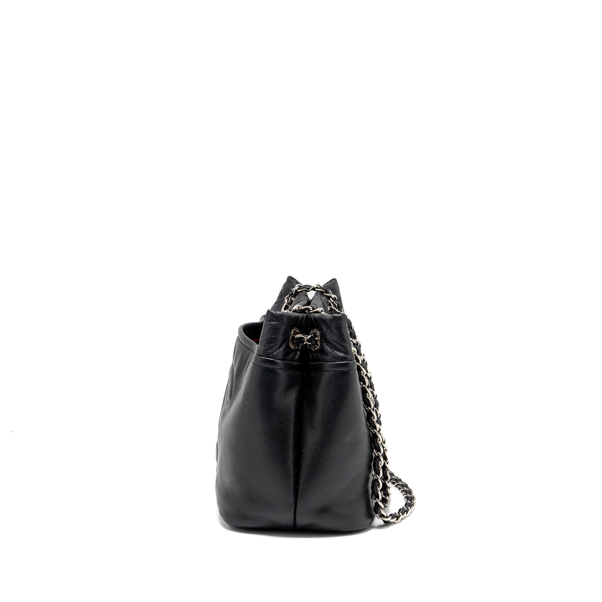 Chanel mattresses chain tote bag caviar black SHW - Image 3
