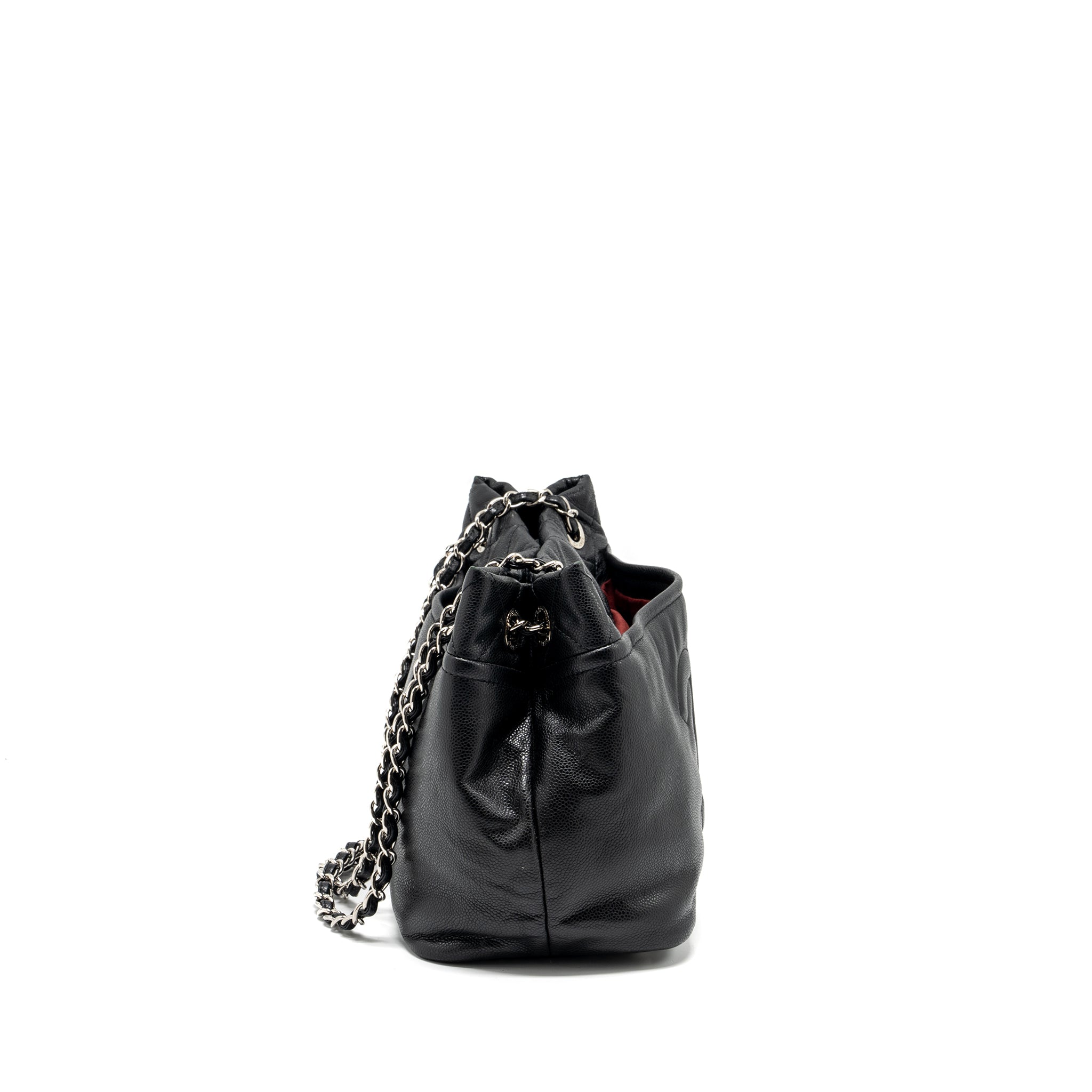 Chanel mattresses chain tote bag caviar black SHW - Image 4